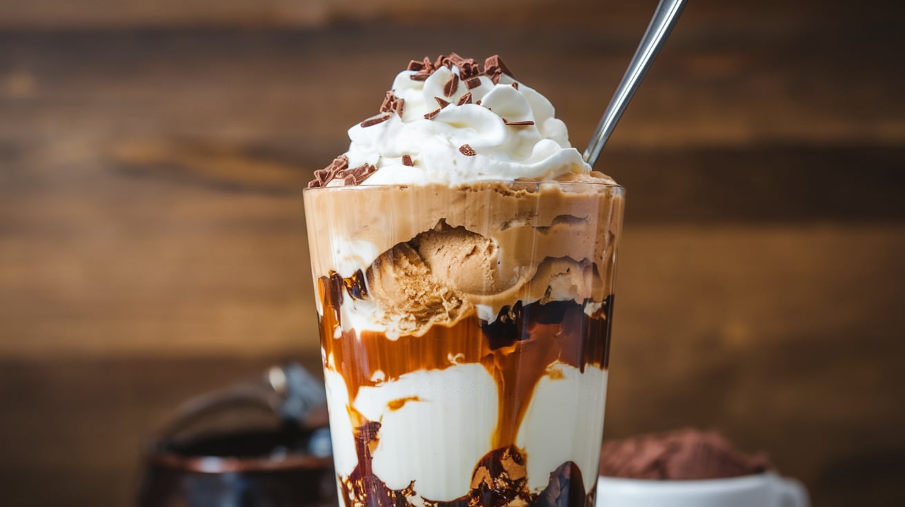 Schwarzes Gold Parfait: Ein kaltes Dessert für echte Genießer