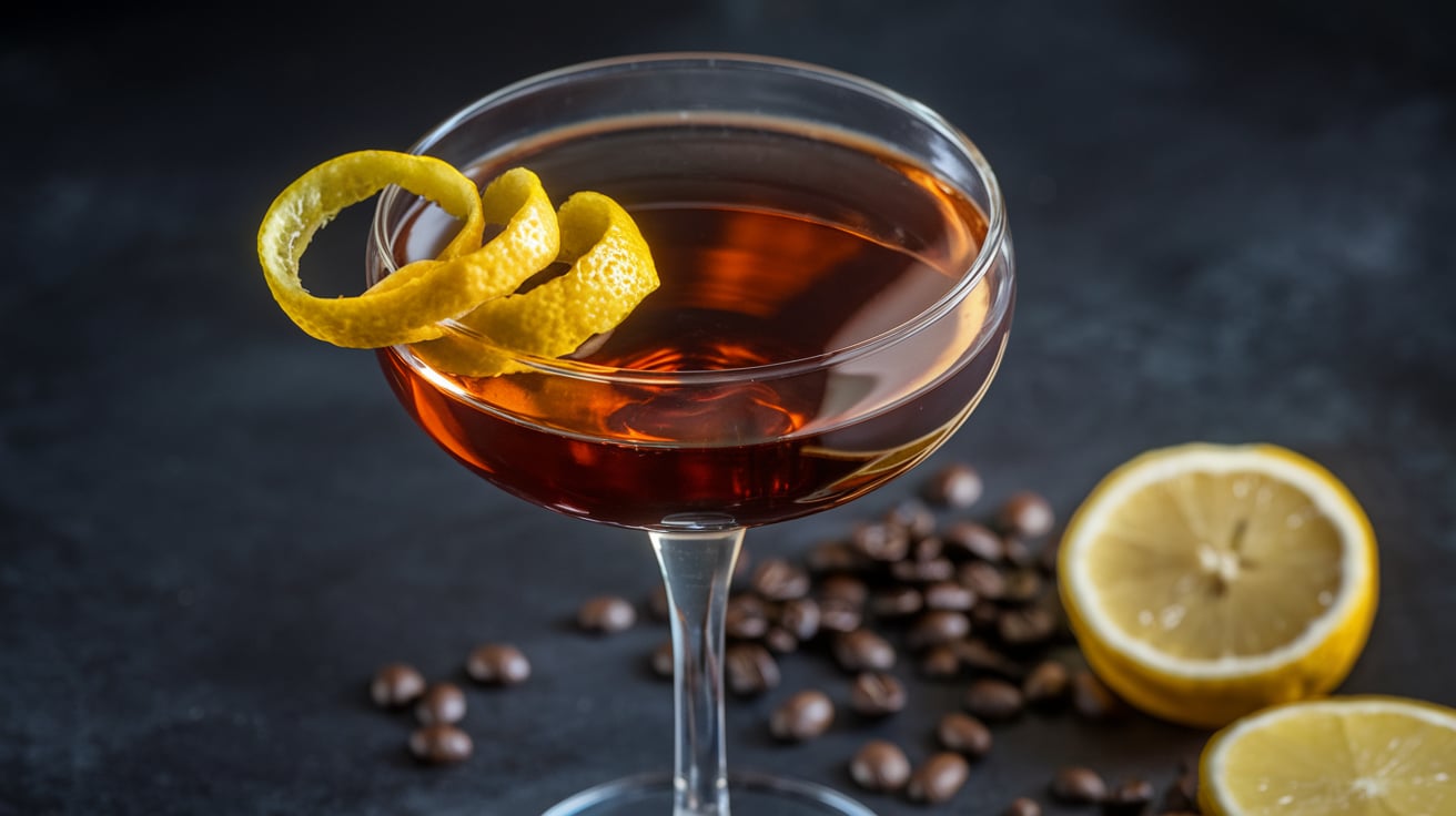 Midnight Martini – Der intensive Cocktail mit Schwarzes Gold Kaffeelikör