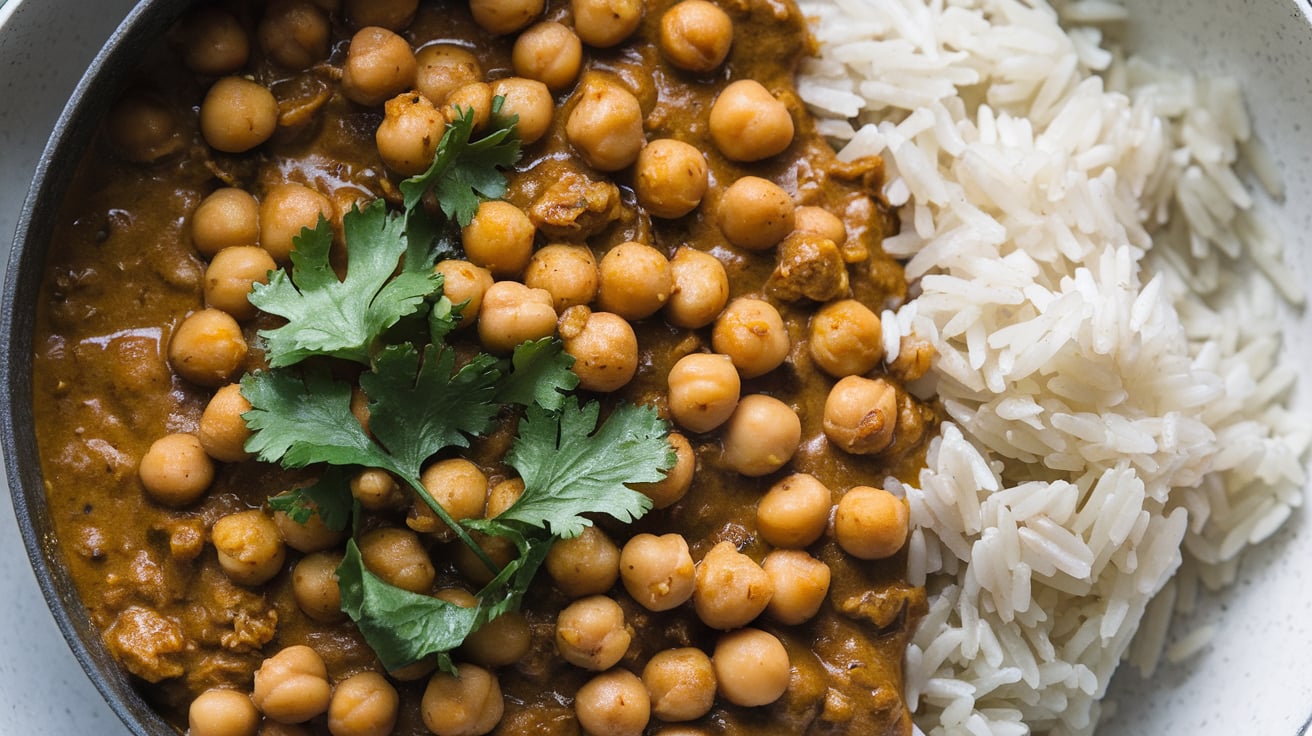 Espresso-Kichererbsen-Curry – Herzhaft und exotisch mit Schwarzes Gold Kaffeelikör