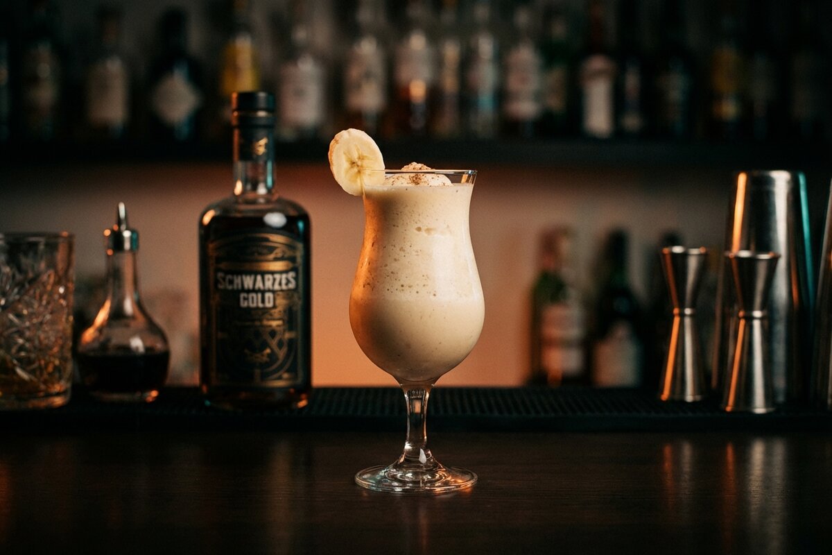 Dirty Banana selber machen — Rum, Banane und Kaffee im Blender