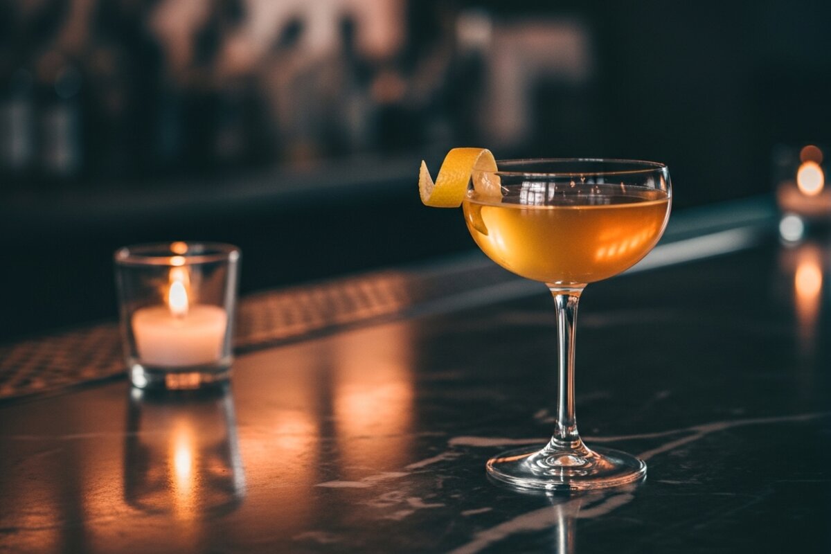 Tuxedo Cocktail selber machen — Gin, Wermut und Kaffee im Smoking