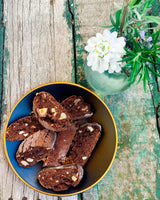 Schokoladen-Cantuccini mit Schwarzem Gold