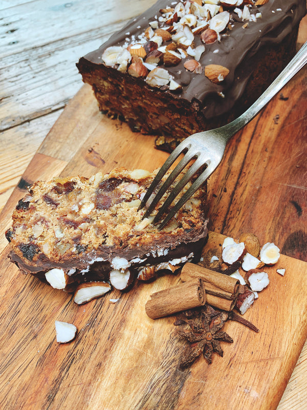 Saftiges Früchtebrot, vegan