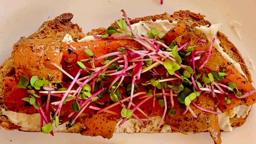 Veganer Räucherlachs — Karottenlachs