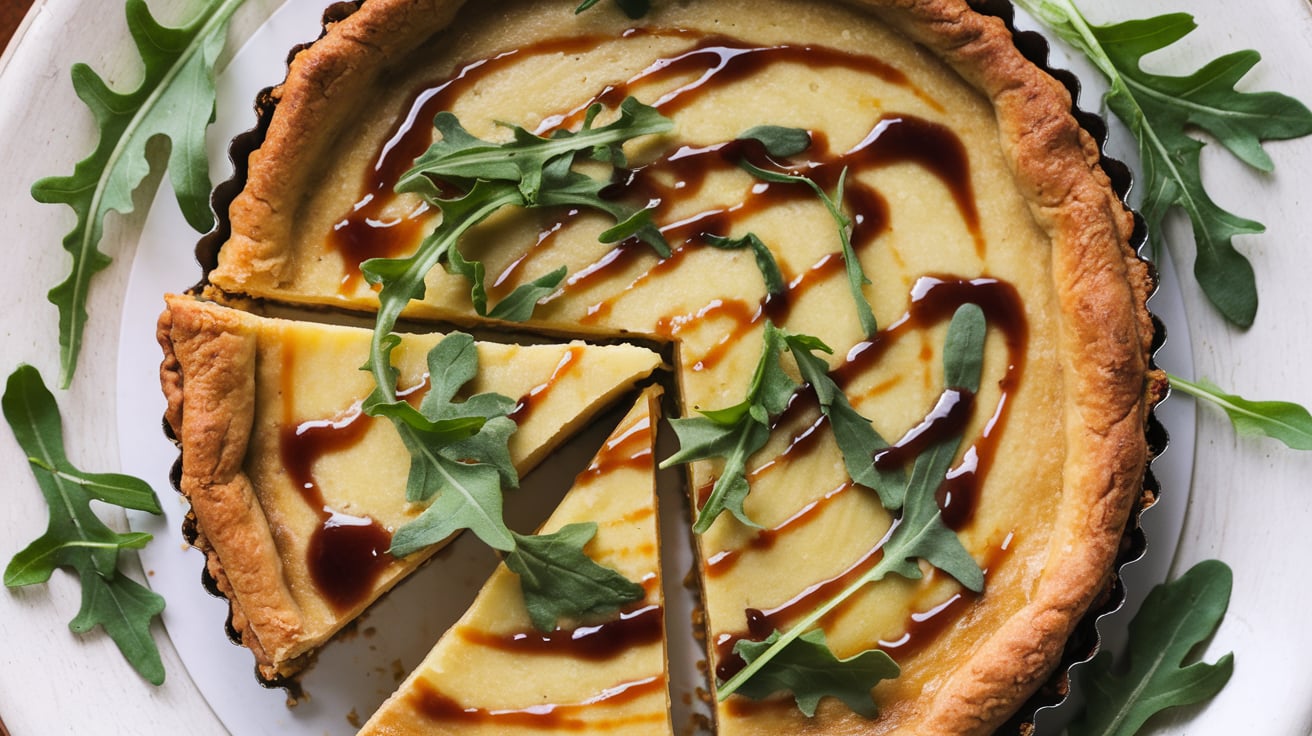 Kaffee-Ziegenkäse-Tarte: Ein vegetarischer Genuss mit Schwarzem Gold