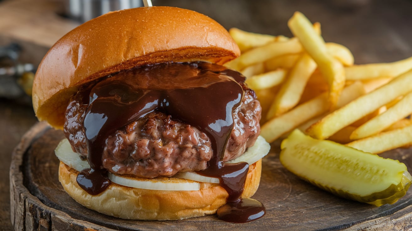 Schwarzes Gold BBQ-Burger: Ein Geschmackserlebnis der Extraklasse