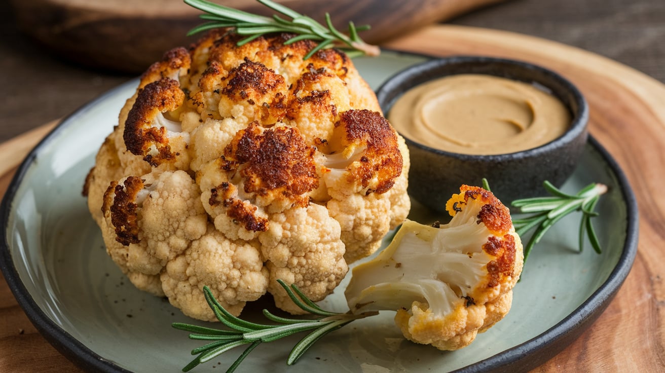 Espresso-Glasierter Blumenkohl – Ein knuspriges Vergnügen mit Schwarzes Gold