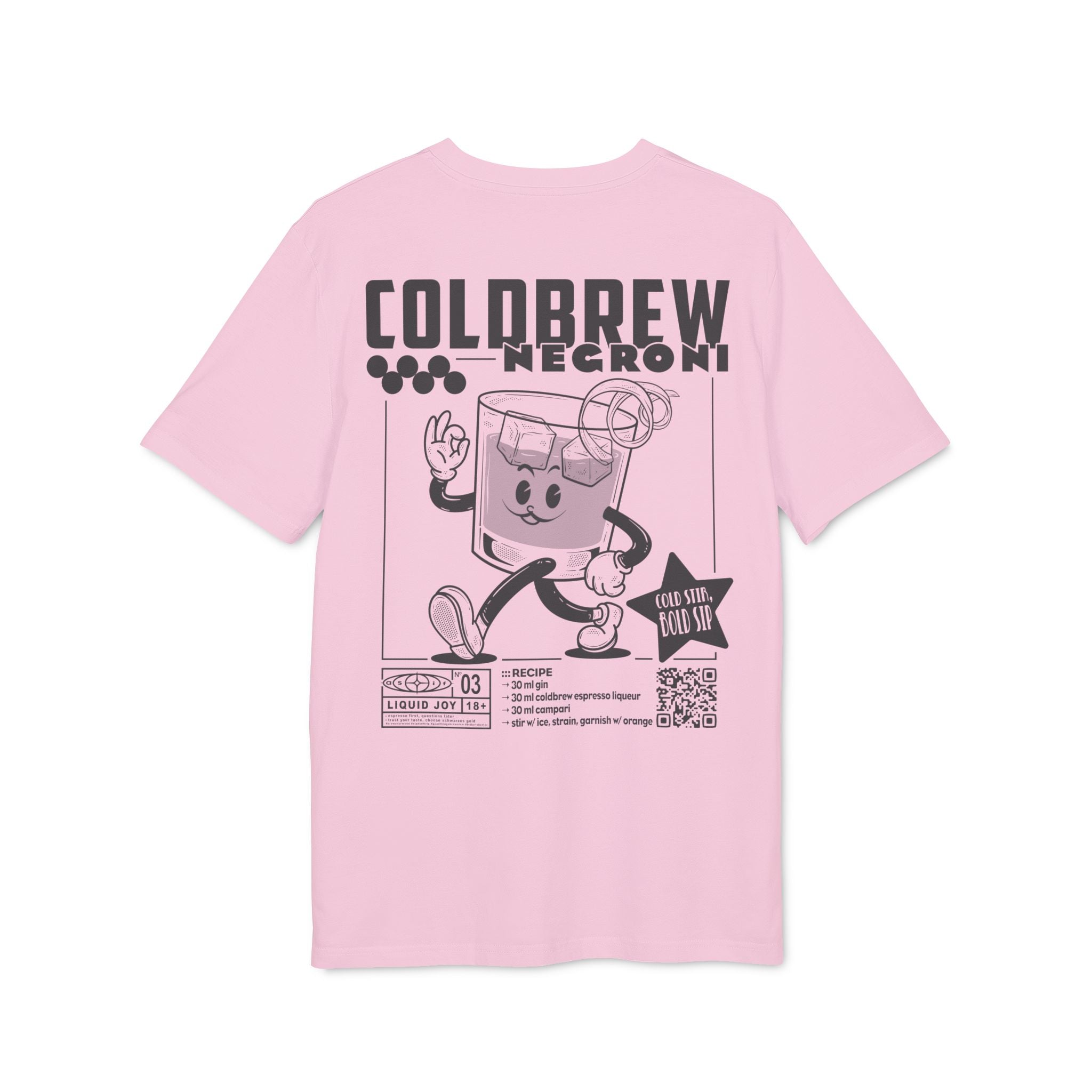 Coldbrew Negroni Rezept | Liquid Joy No. 03 | Unisex T-Shirt - as/if records