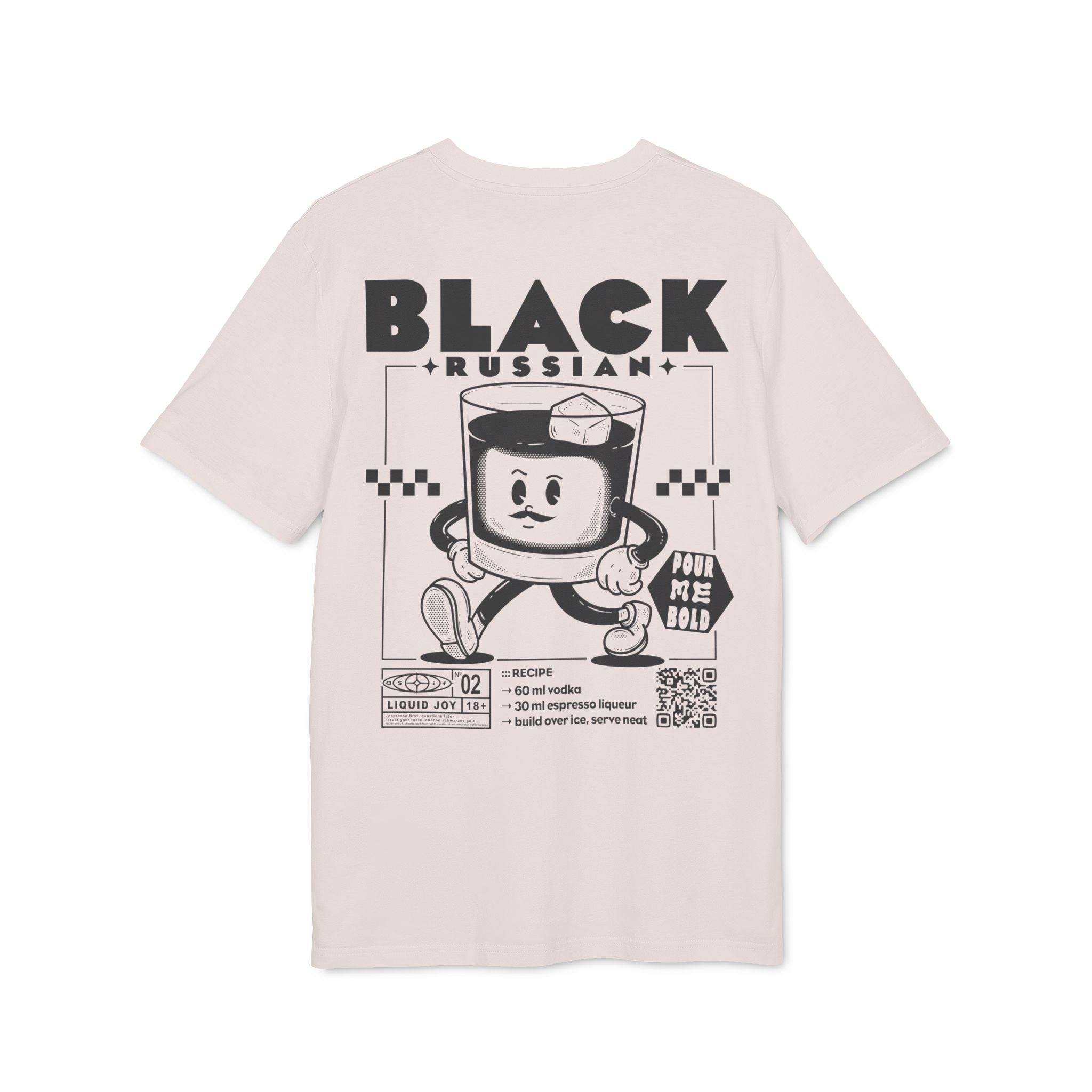 Black Russian Rezept | Liquid Joy No. 02 | Unisex T-Shirt