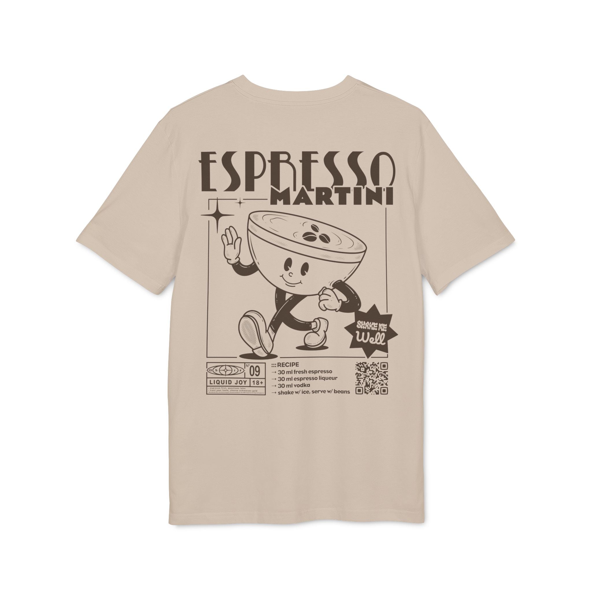 Espresso Martini Rezept | Liquid Joy No. 09 | Unisex T-Shirt - as/if records