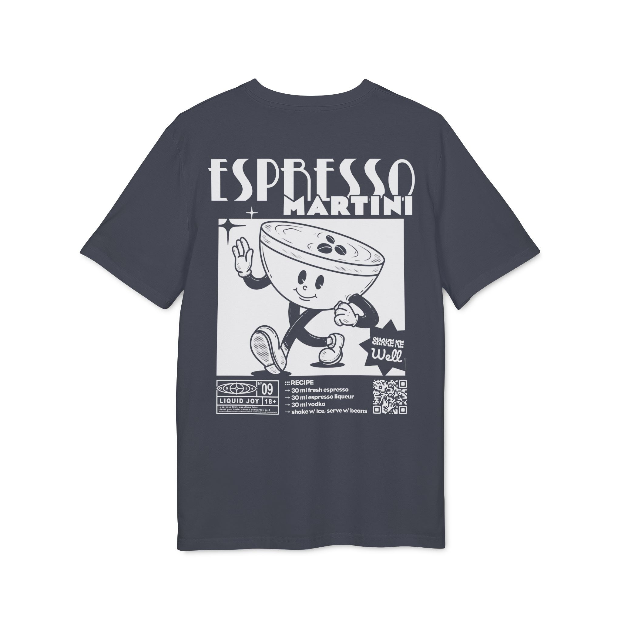 Espresso Martini Rezept | Liquid Joy No. 09 | Unisex T-Shirt - as/if records