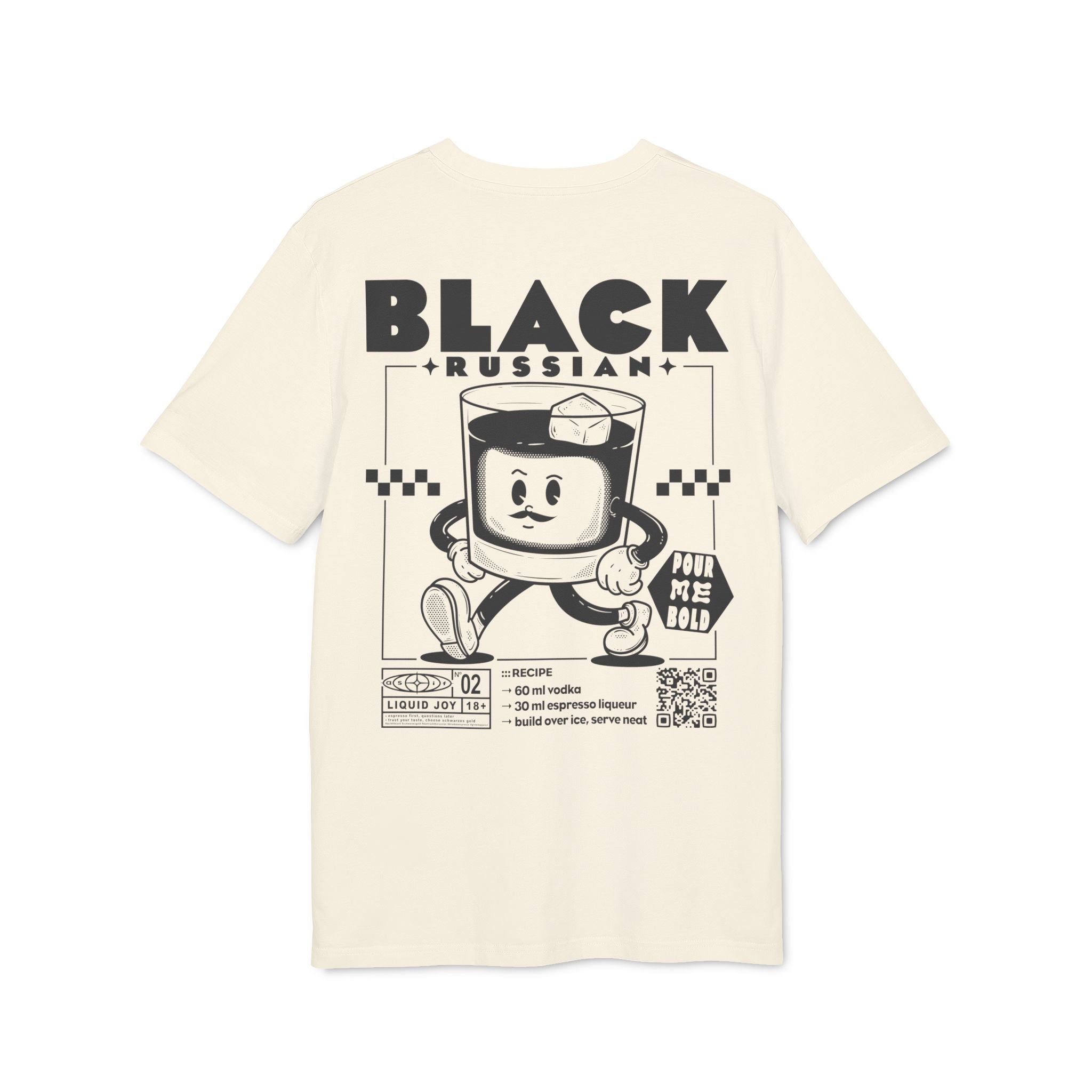 Black Russian Rezept | Liquid Joy No. 02 | Unisex T-Shirt