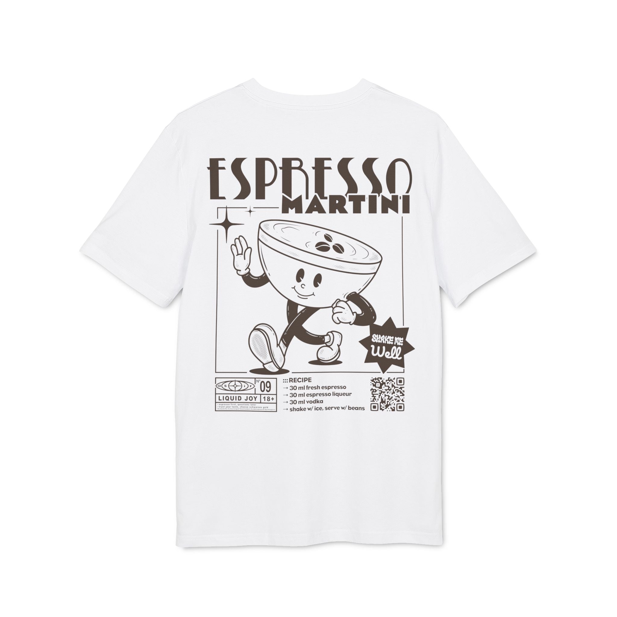 Espresso Martini Rezept | Liquid Joy No. 09 | Unisex T-Shirt - as/if records