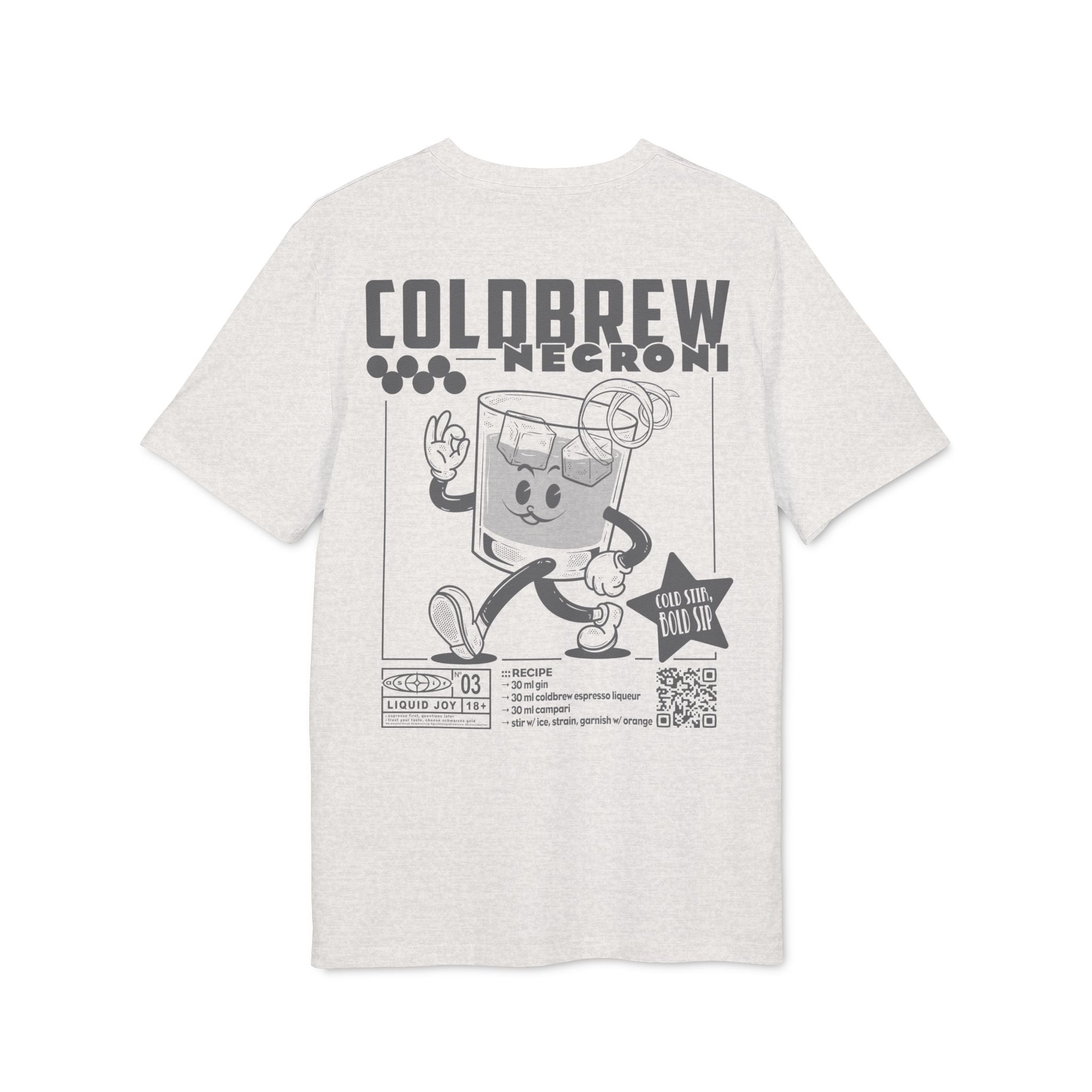 Coldbrew Negroni Rezept | Liquid Joy No. 03 | Unisex T-Shirt - as/if records