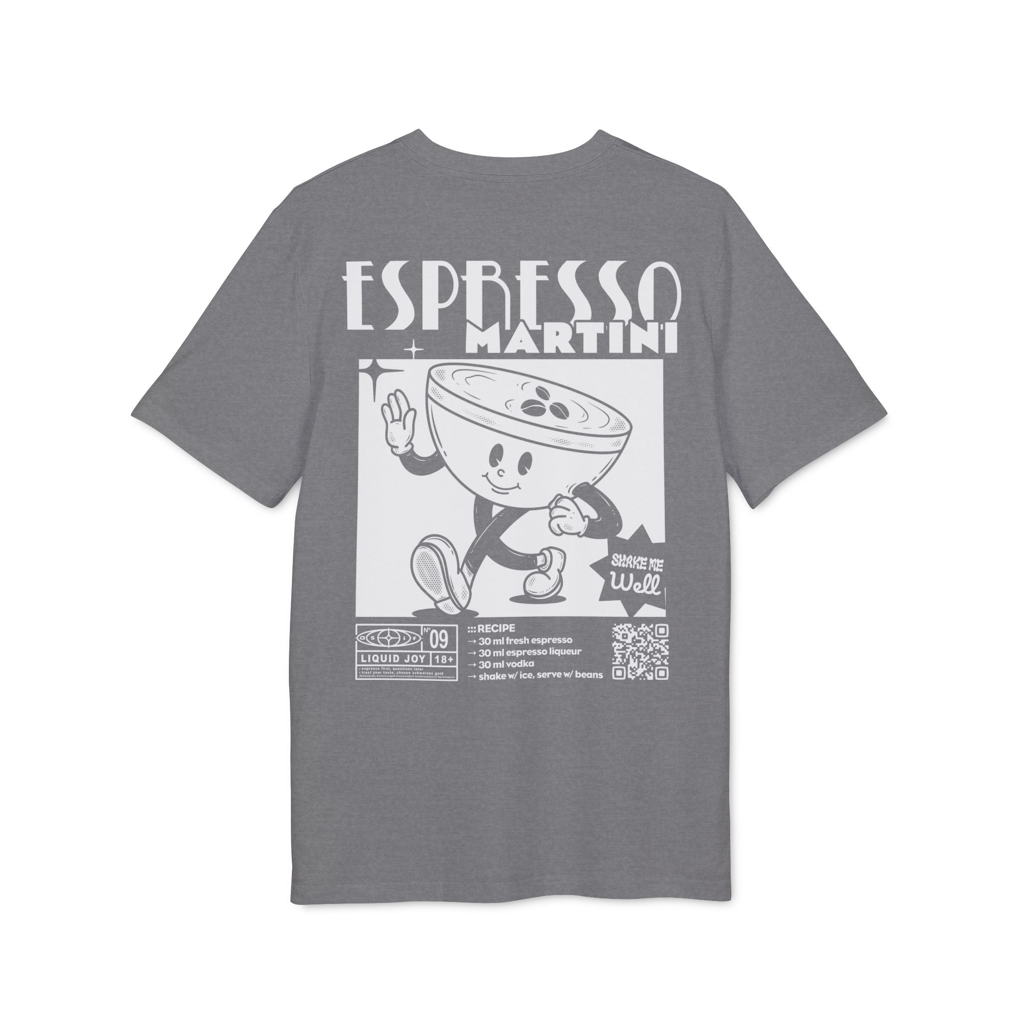 Espresso Martini Rezept | Liquid Joy No. 09 | Unisex T-Shirt - as/if records