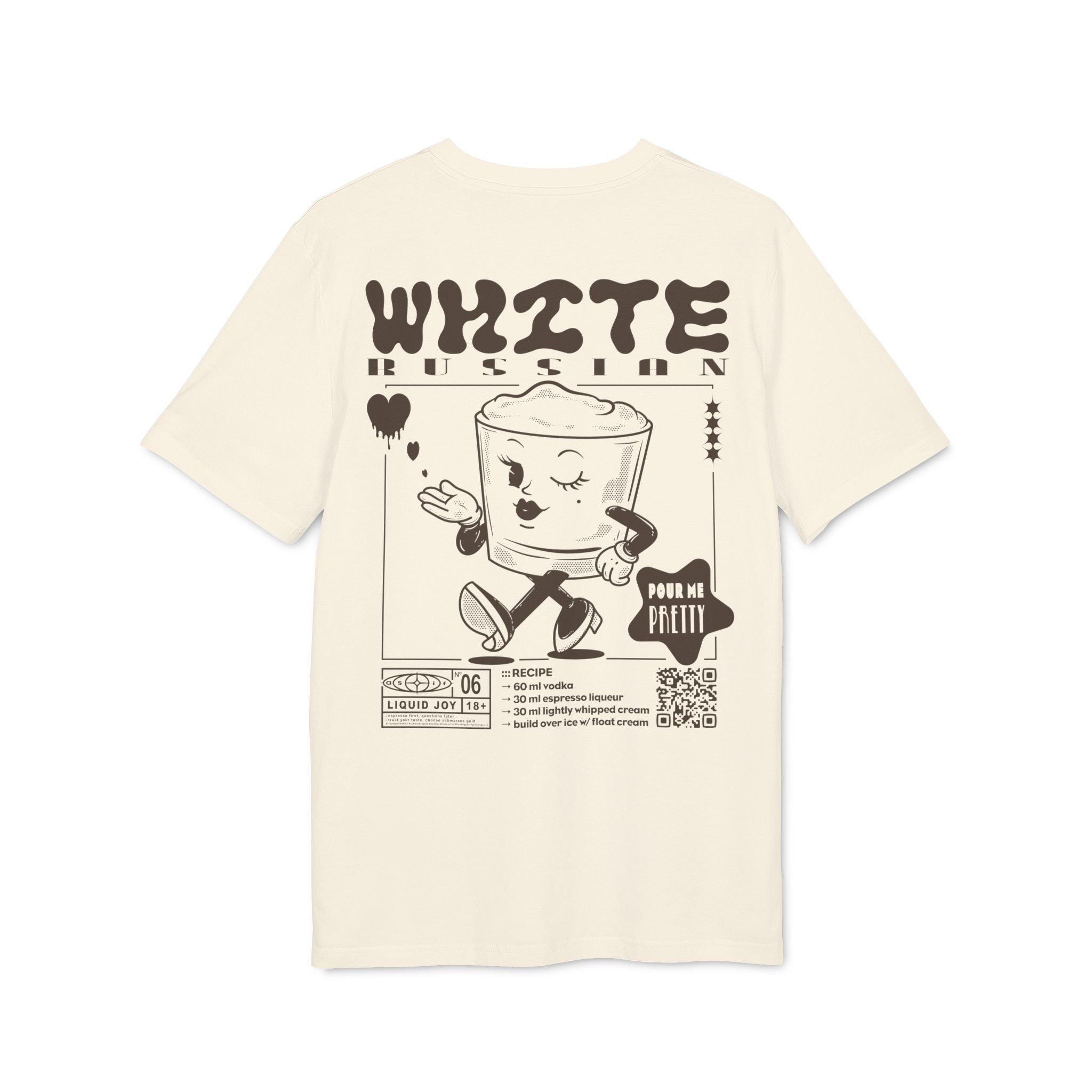 White Russian Rezept | Liquid Joy No. 06 | Unisex T-Shirt