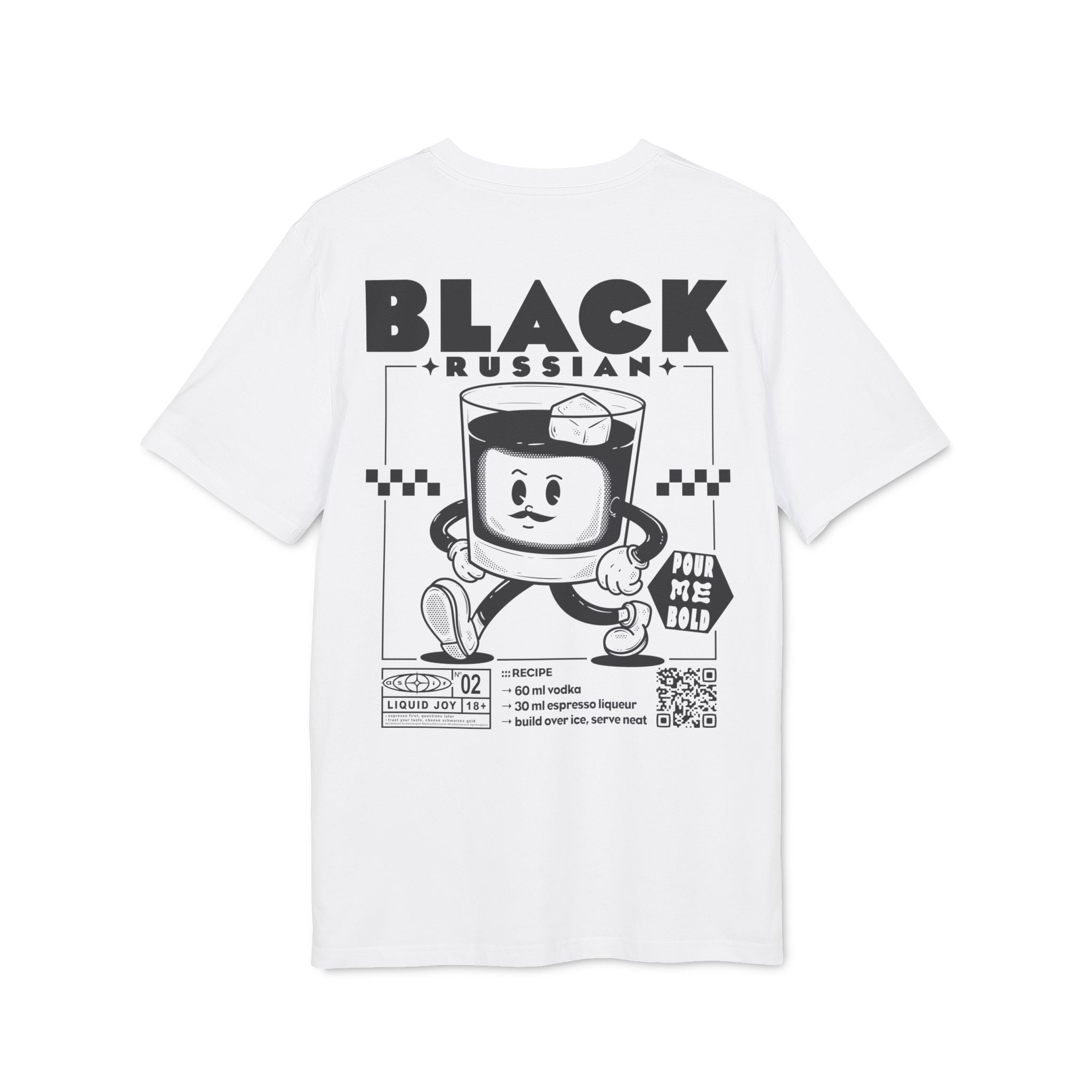 Black Russian Rezept | Liquid Joy No. 02 | Unisex T-Shirt