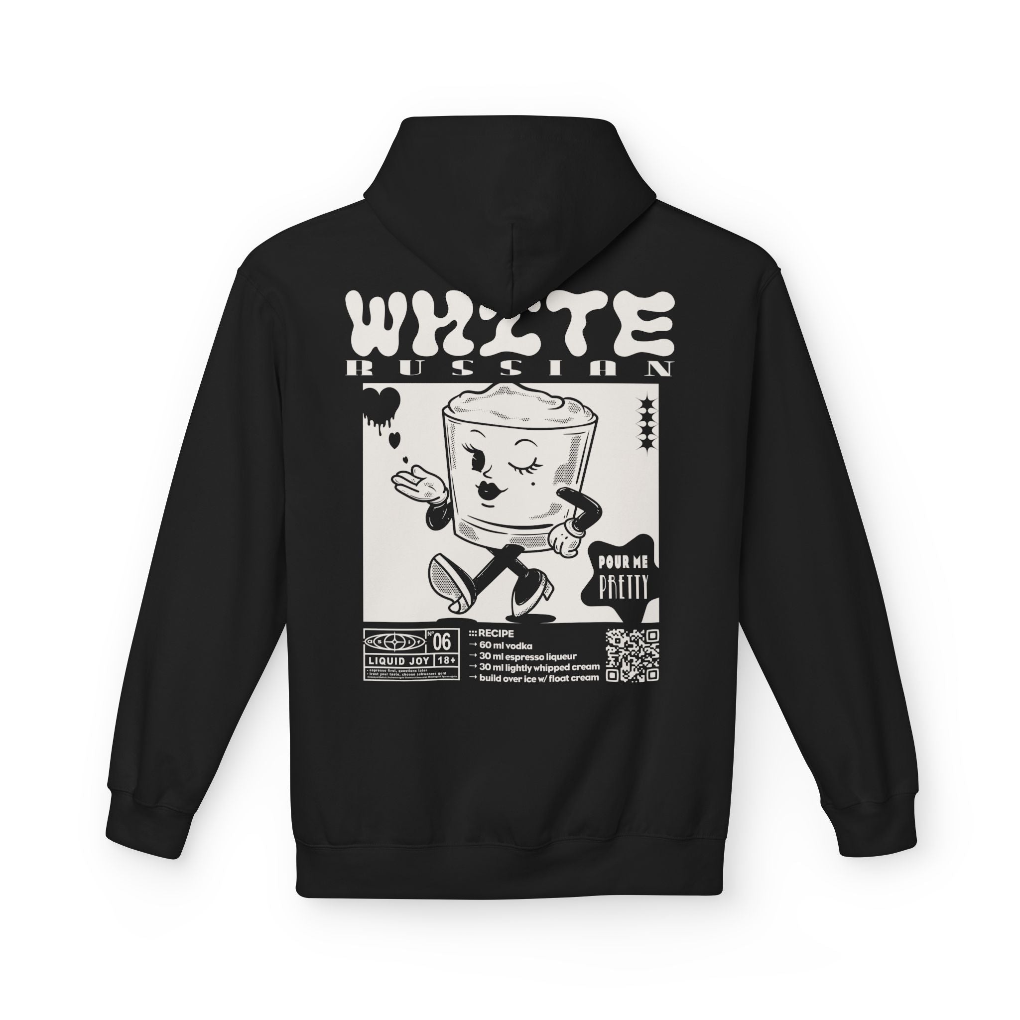 White Russian Rezept | Liquid Joy No. 06 | Unisex Hoodie
