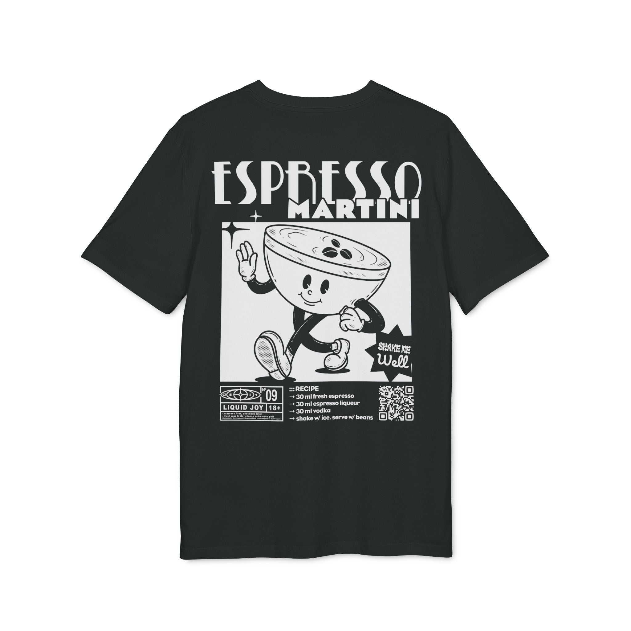 Espresso Martini Rezept | Liquid Joy No. 09 | Unisex T-Shirt - as/if records