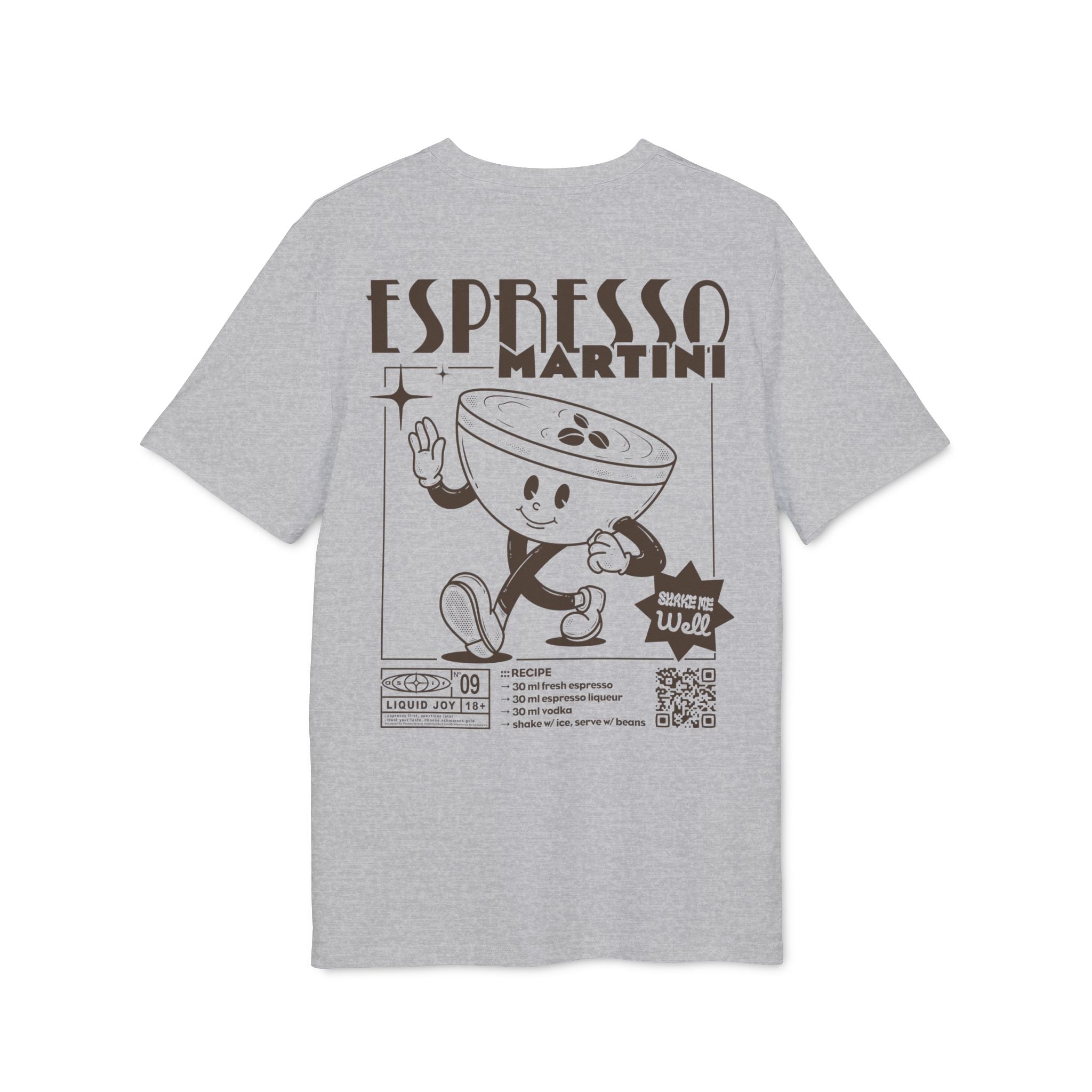 Espresso Martini Rezept | Liquid Joy No. 09 | Unisex T-Shirt - as/if records