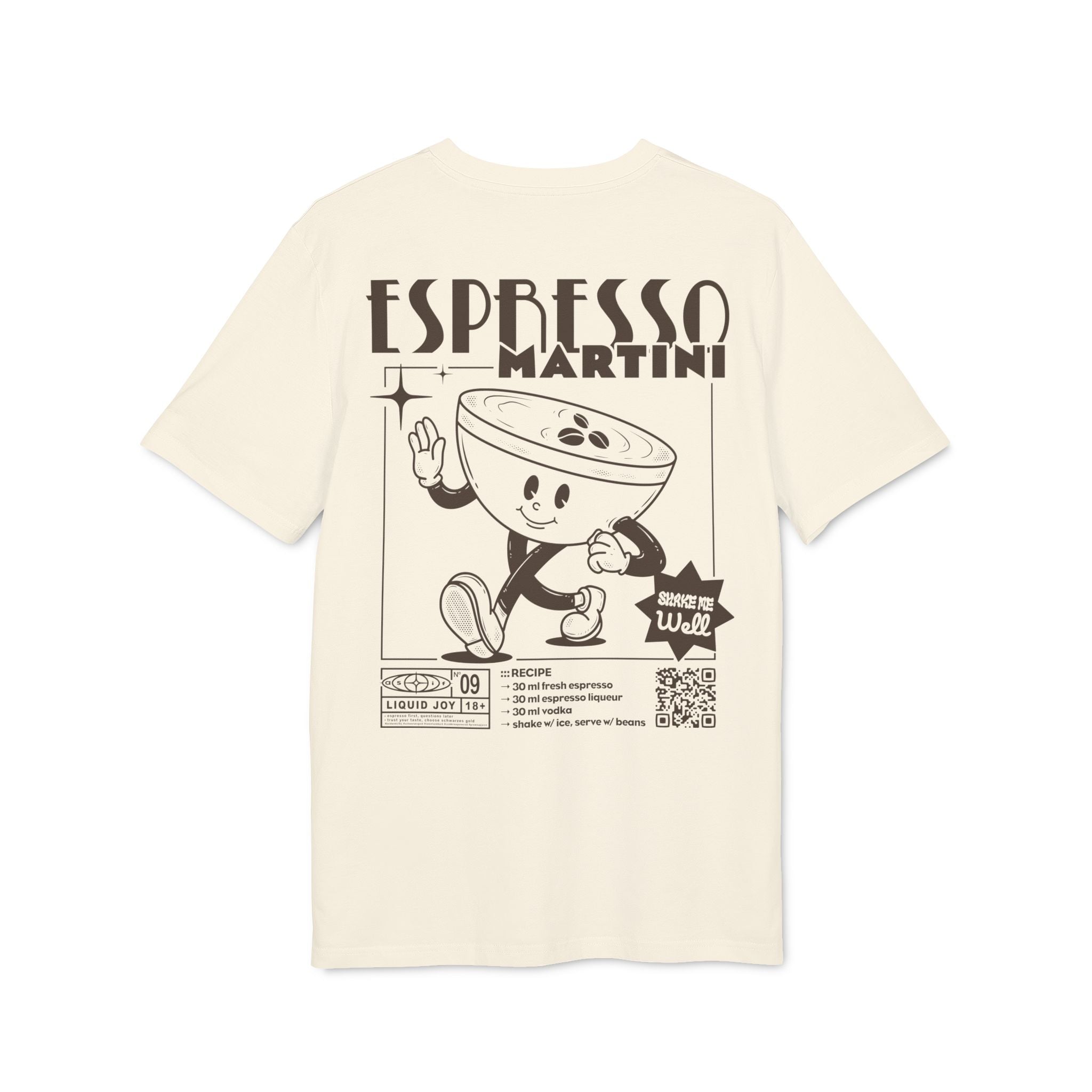 Espresso Martini Rezept | Liquid Joy No. 09 | Unisex T-Shirt - as/if records