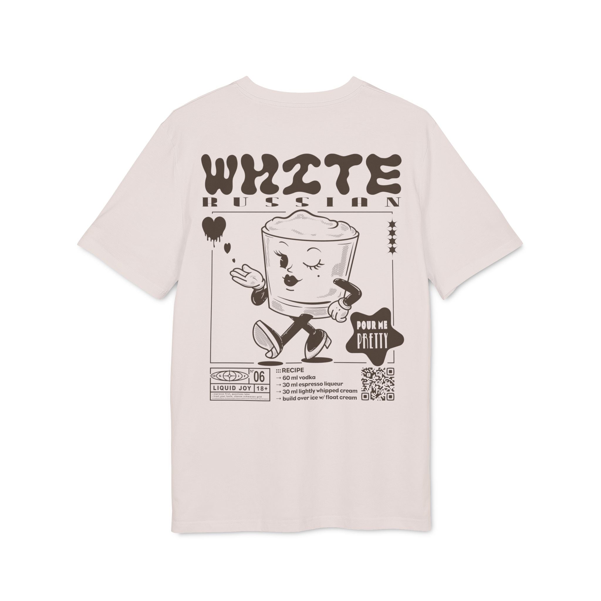 White Russian Rezept | Liquid Joy No. 06 | Unisex T-Shirt