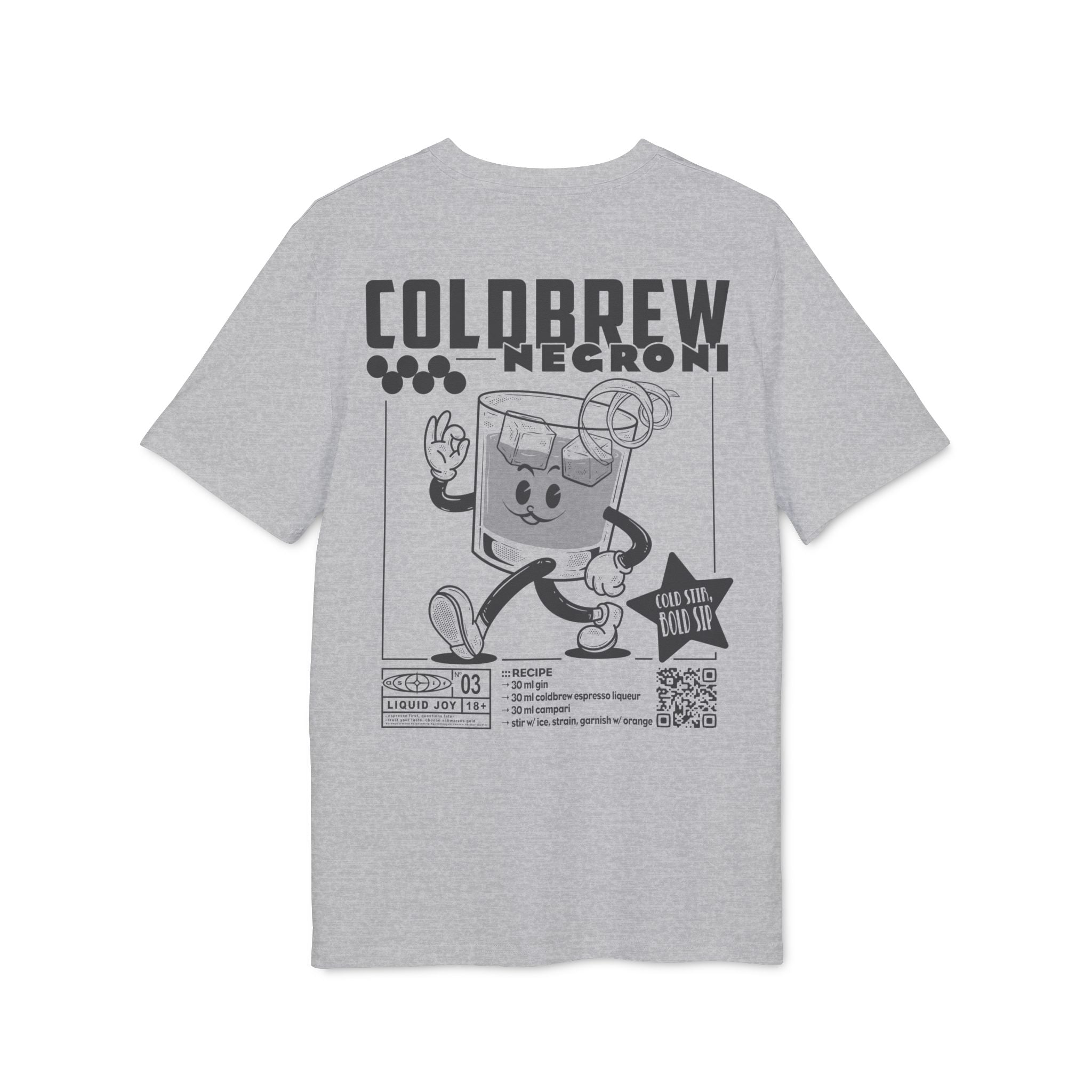 Coldbrew Negroni Rezept | Liquid Joy No. 03 | Unisex T-Shirt - as/if records
