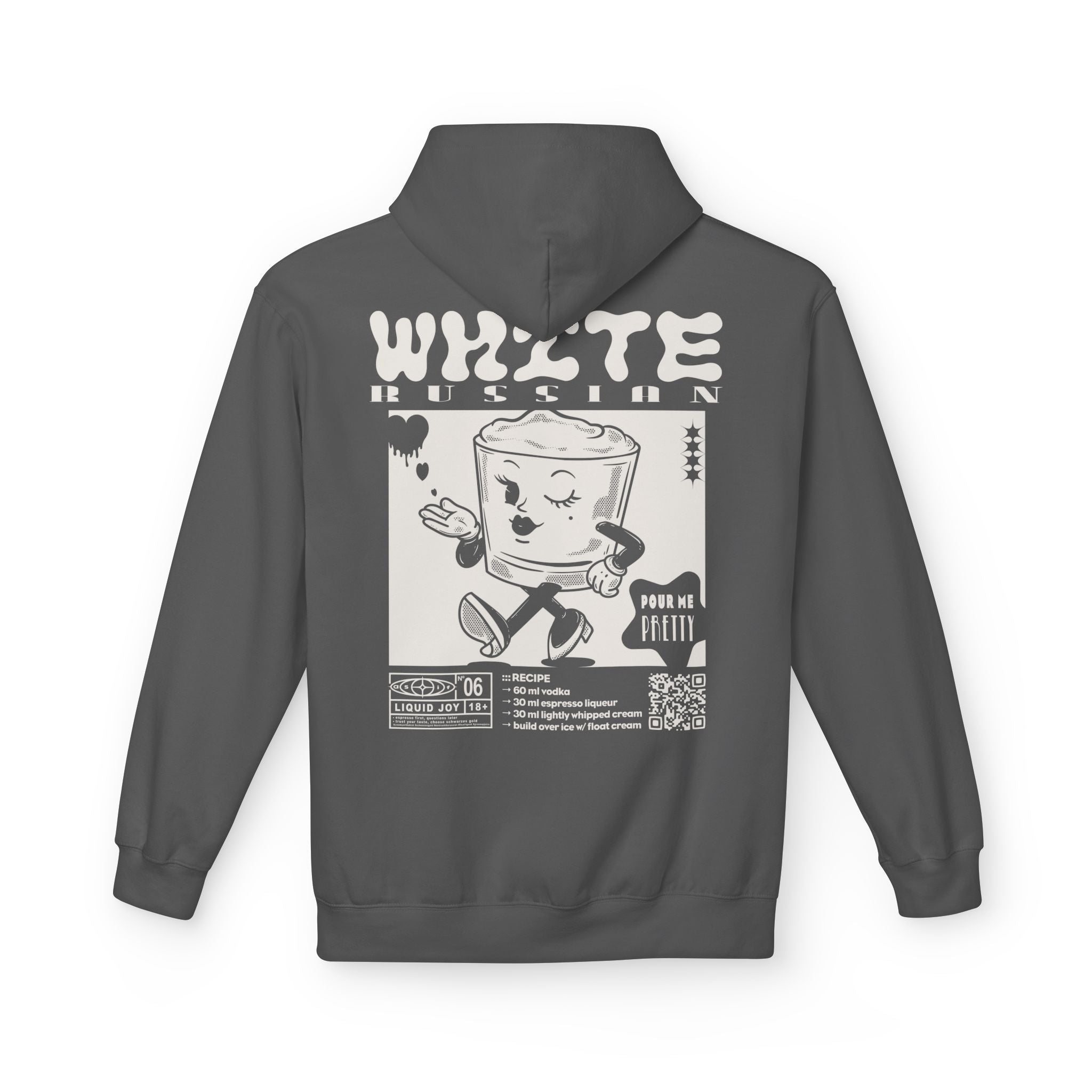 White Russian Rezept | Liquid Joy No. 06 | Unisex Hoodie