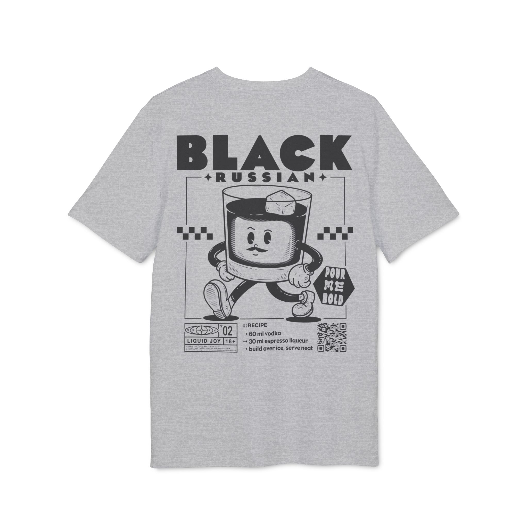 Black Russian Rezept | Liquid Joy No. 02 | Unisex T-Shirt