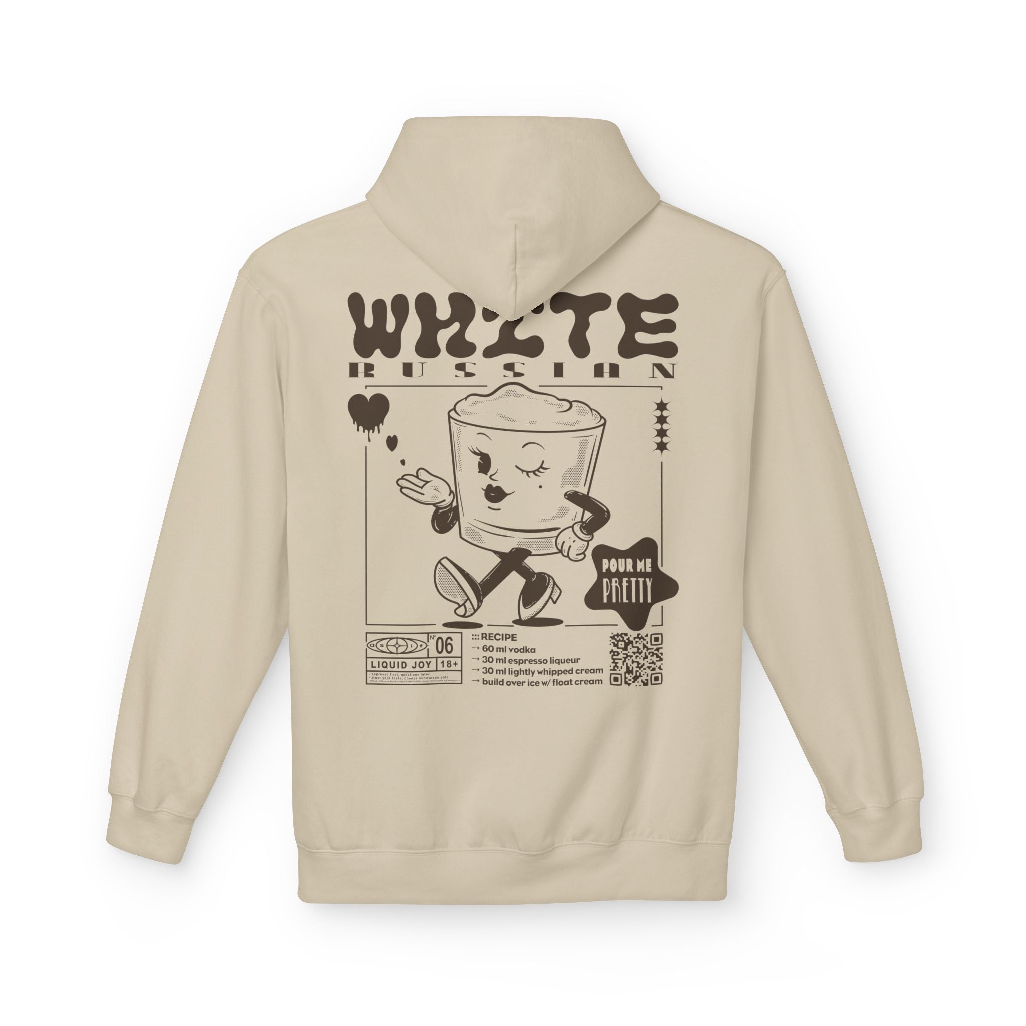 White Russian Rezept | Liquid Joy No. 06 | Unisex Hoodie