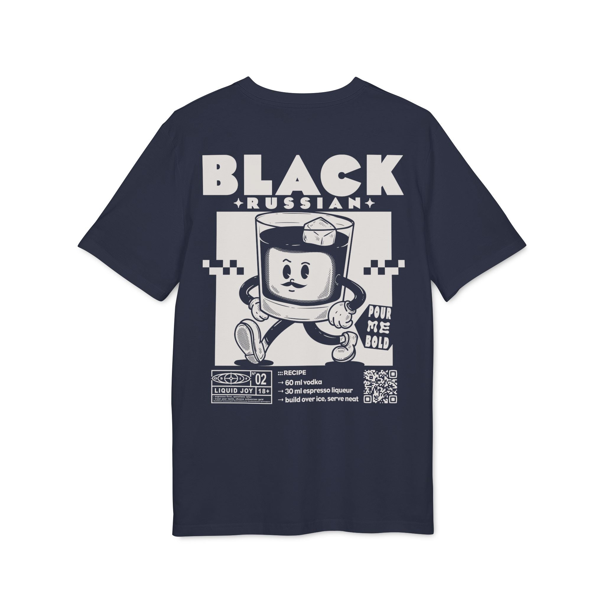 Black Russian Rezept | Liquid Joy No. 02 | Unisex T-Shirt