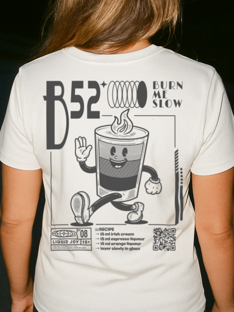 B52 Rezept | Liquid Joy No. 08 | Unisex T-Shirt - as/if records