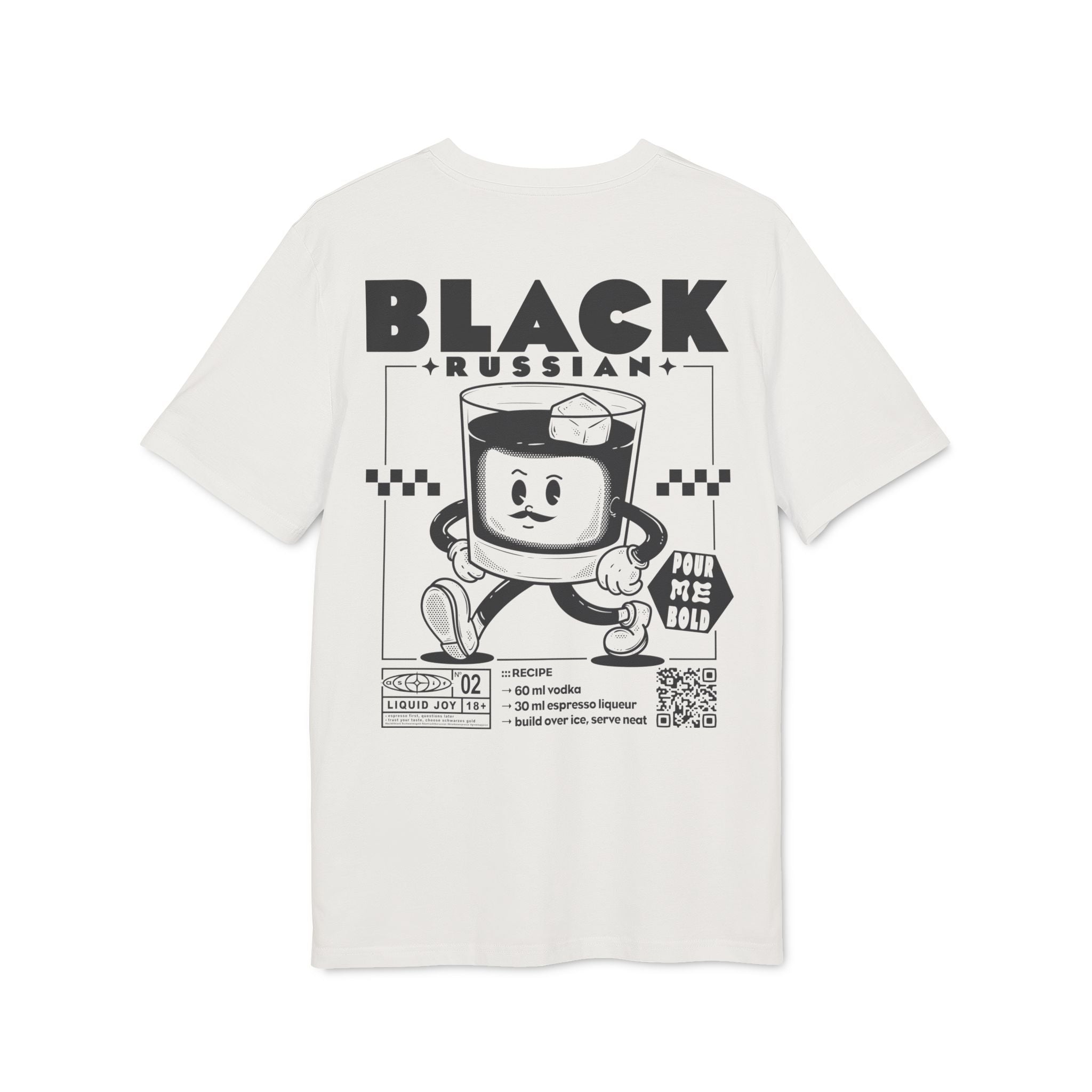 Black Russian Rezept | Liquid Joy No. 02 | Unisex T-Shirt