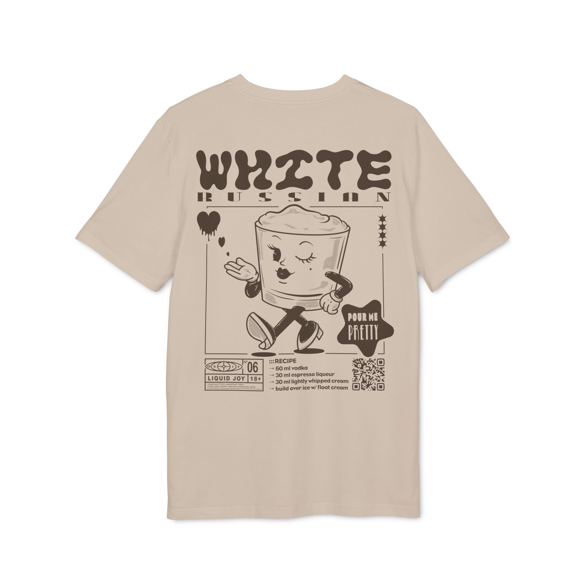 White Russian Rezept | Liquid Joy No. 06 | Unisex T-Shirt