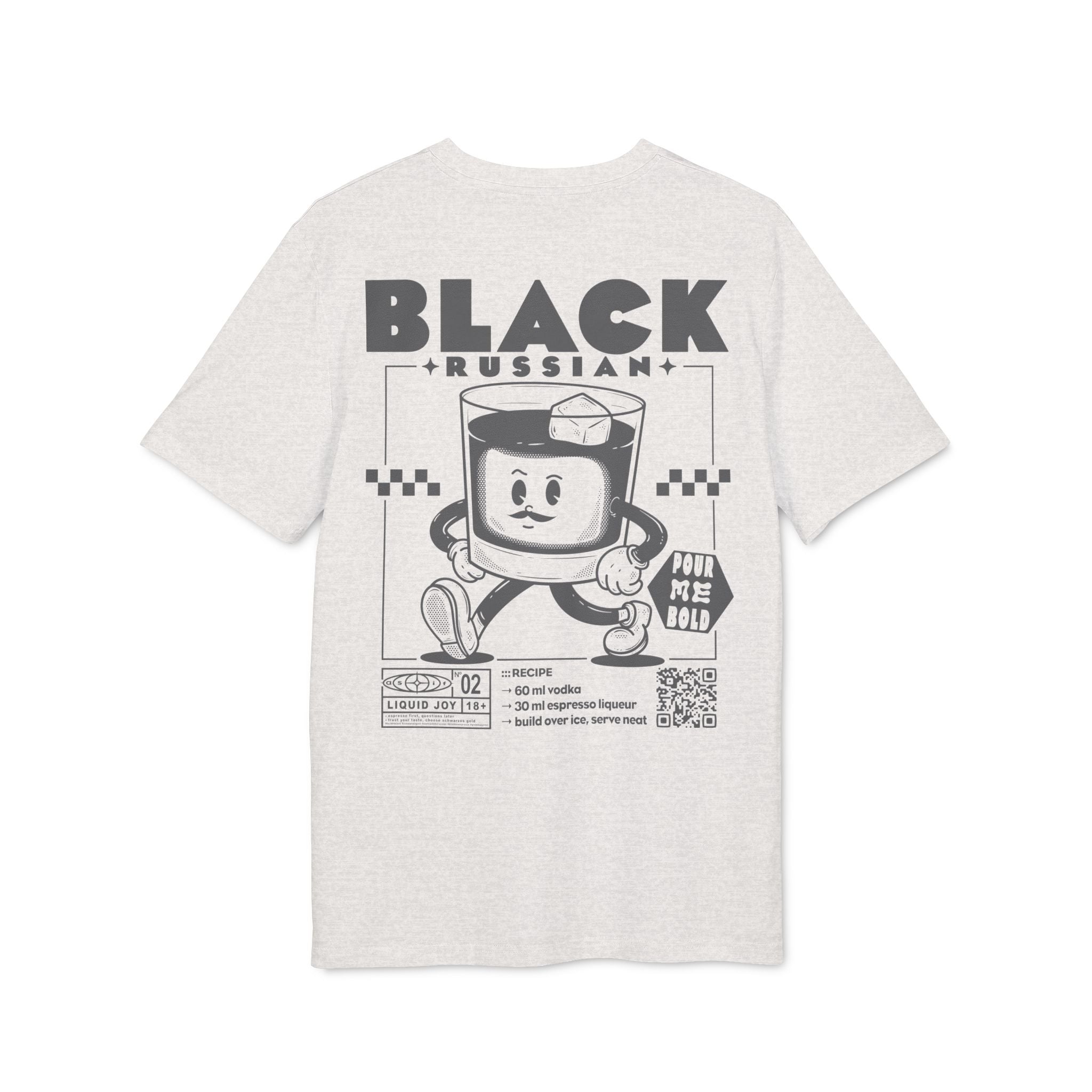 Black Russian Rezept | Liquid Joy No. 02 | Unisex T-Shirt