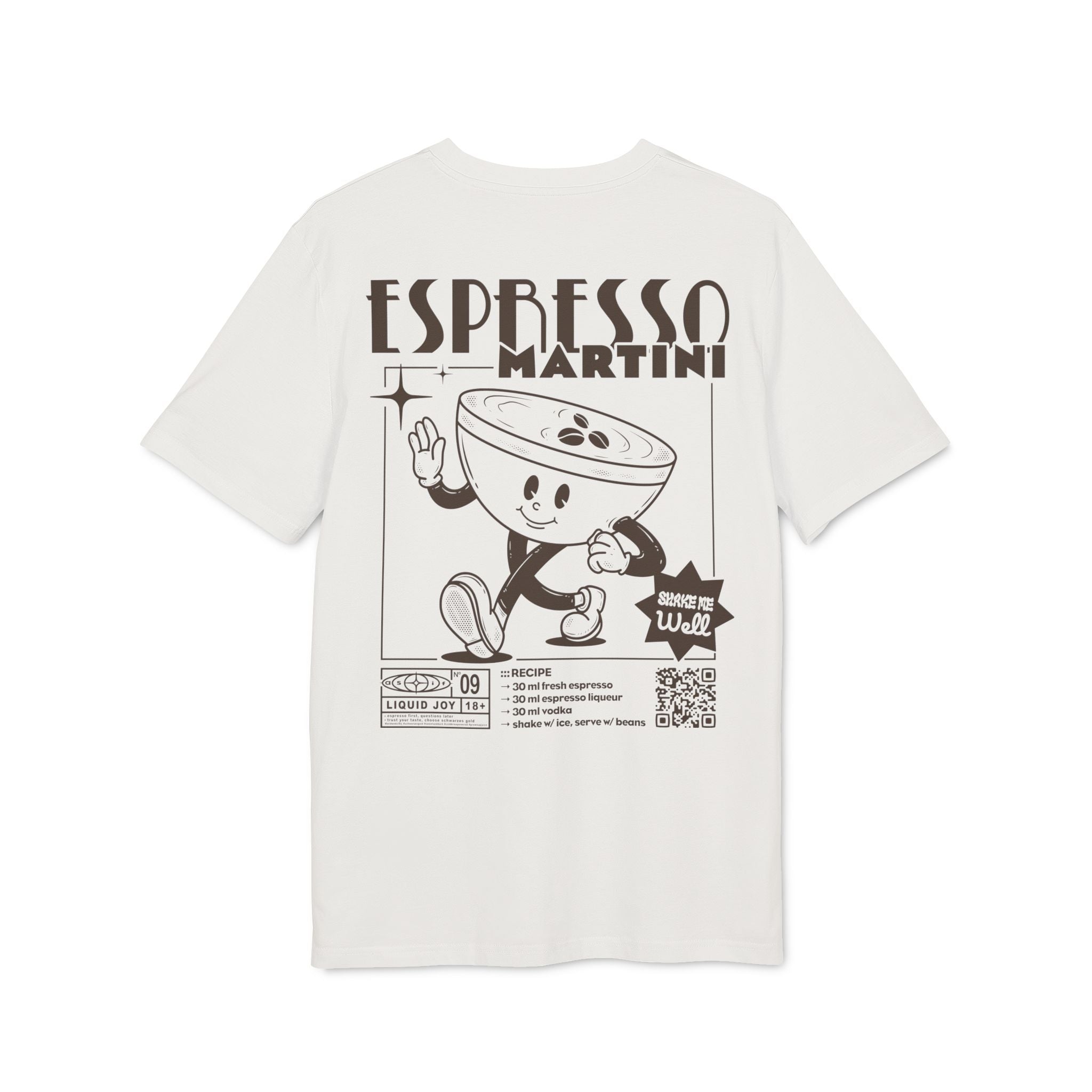Espresso Martini Rezept | Liquid Joy No. 09 | Unisex T-Shirt - as/if records