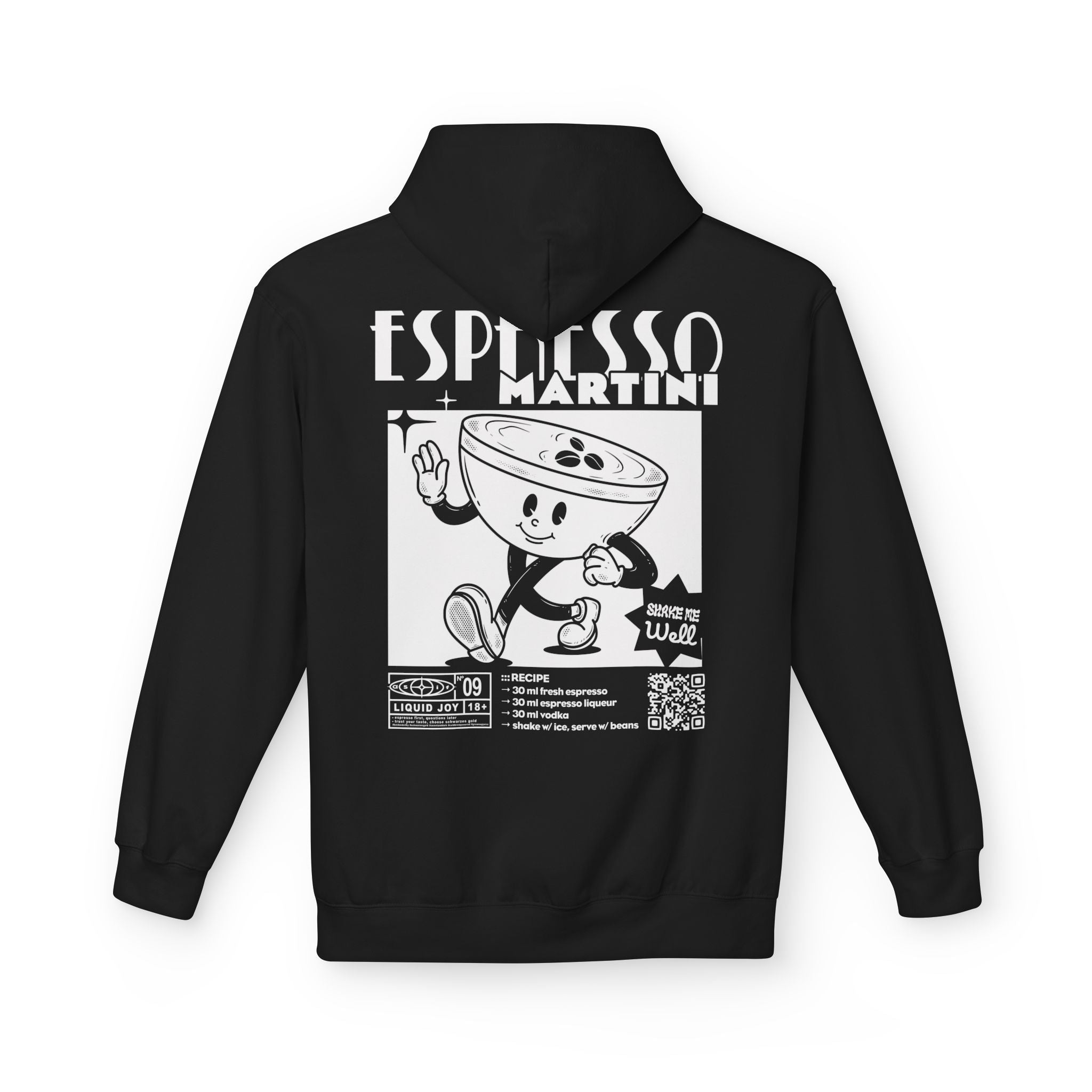 Espresso Martini Rezept | Liquid Joy No. 09 | Unisex Hoodie