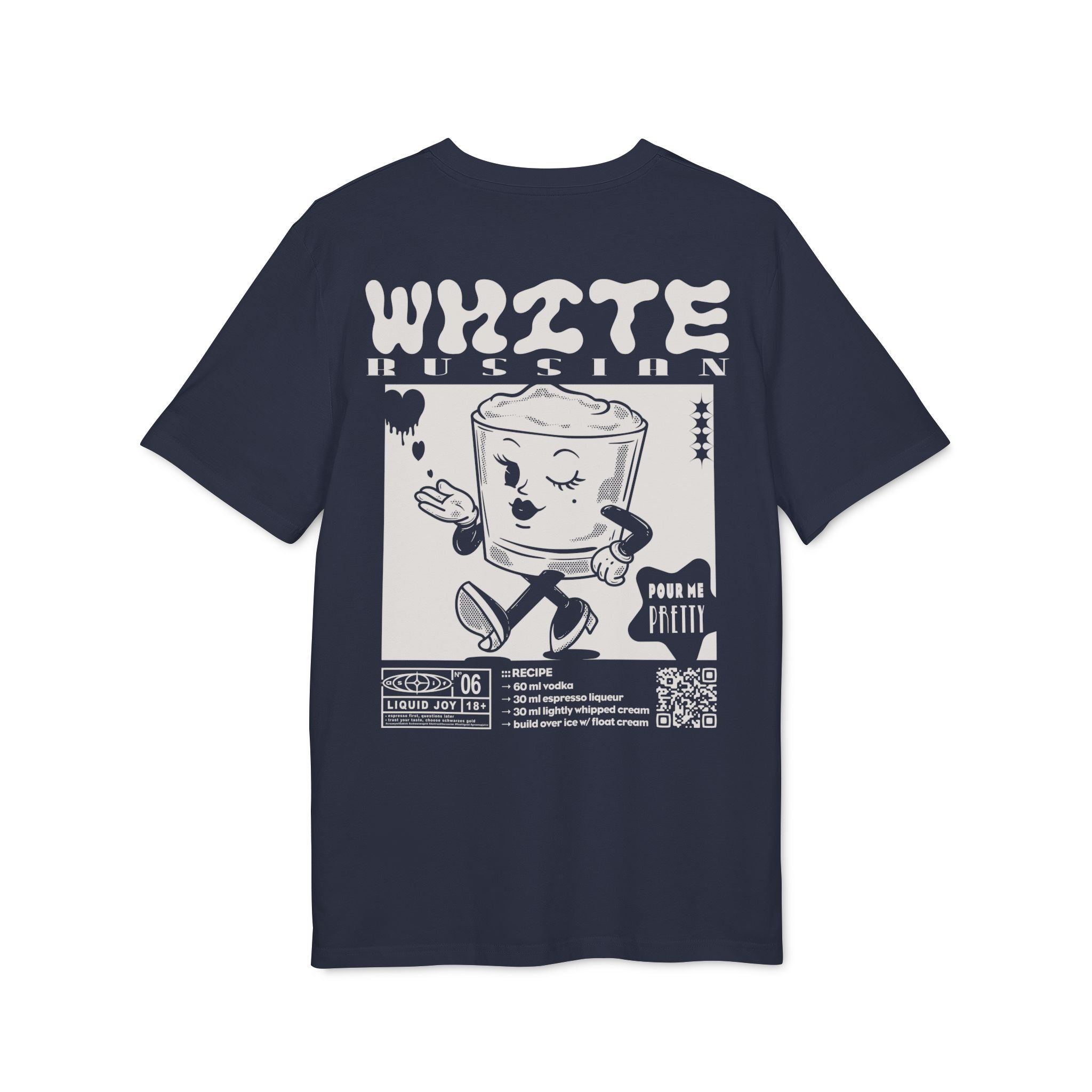 White Russian Rezept | Liquid Joy No. 06 | Unisex T-Shirt