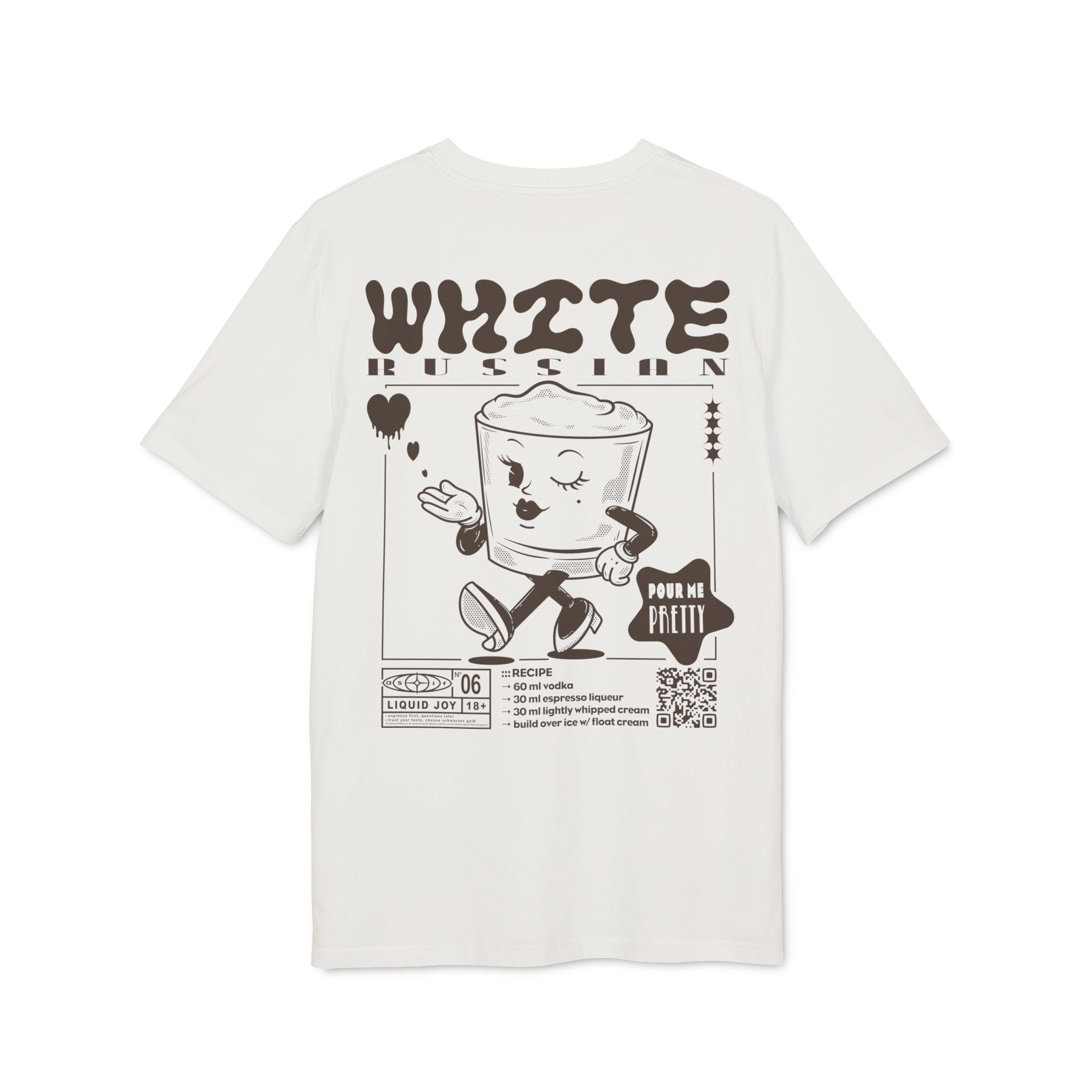 White Russian Rezept | Liquid Joy No. 06 | Unisex T-Shirt