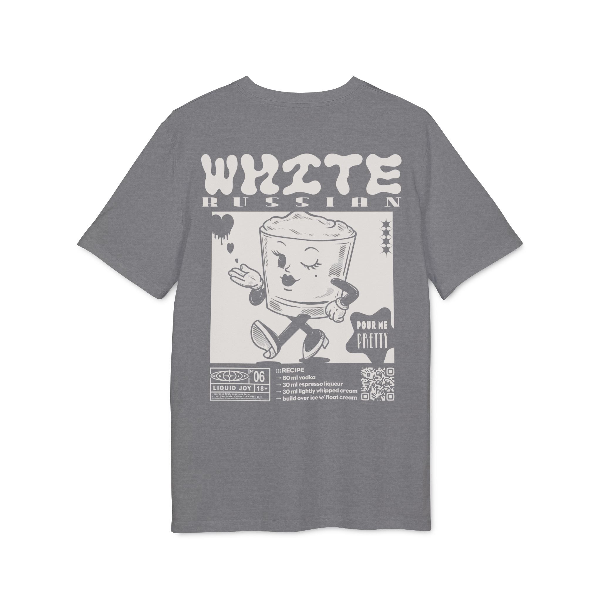 White Russian Rezept | Liquid Joy No. 06 | Unisex T-Shirt