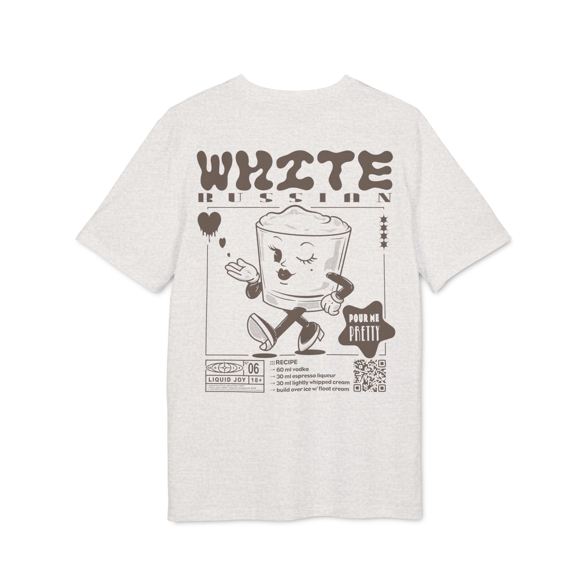 White Russian Rezept | Liquid Joy No. 06 | Unisex T-Shirt