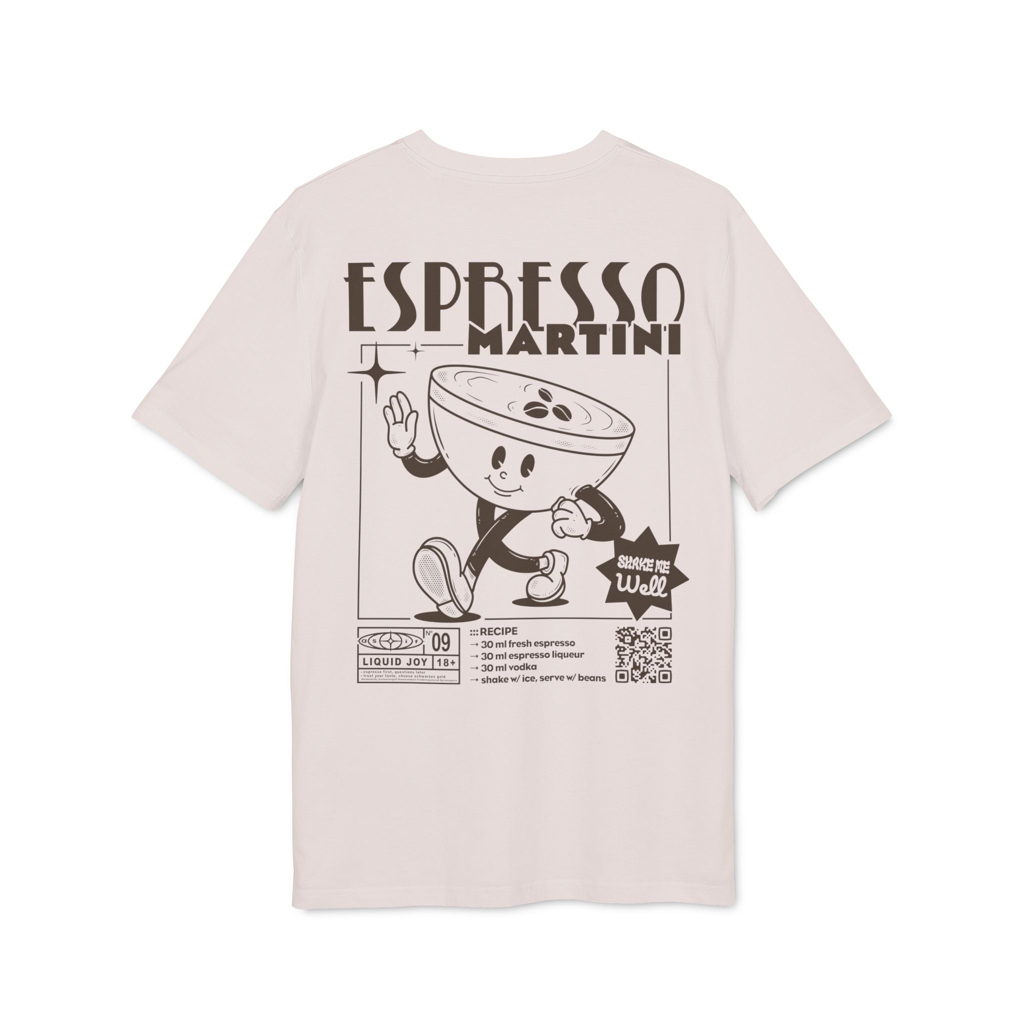 Espresso Martini Rezept | Liquid Joy No. 09 | Unisex T-Shirt - as/if records