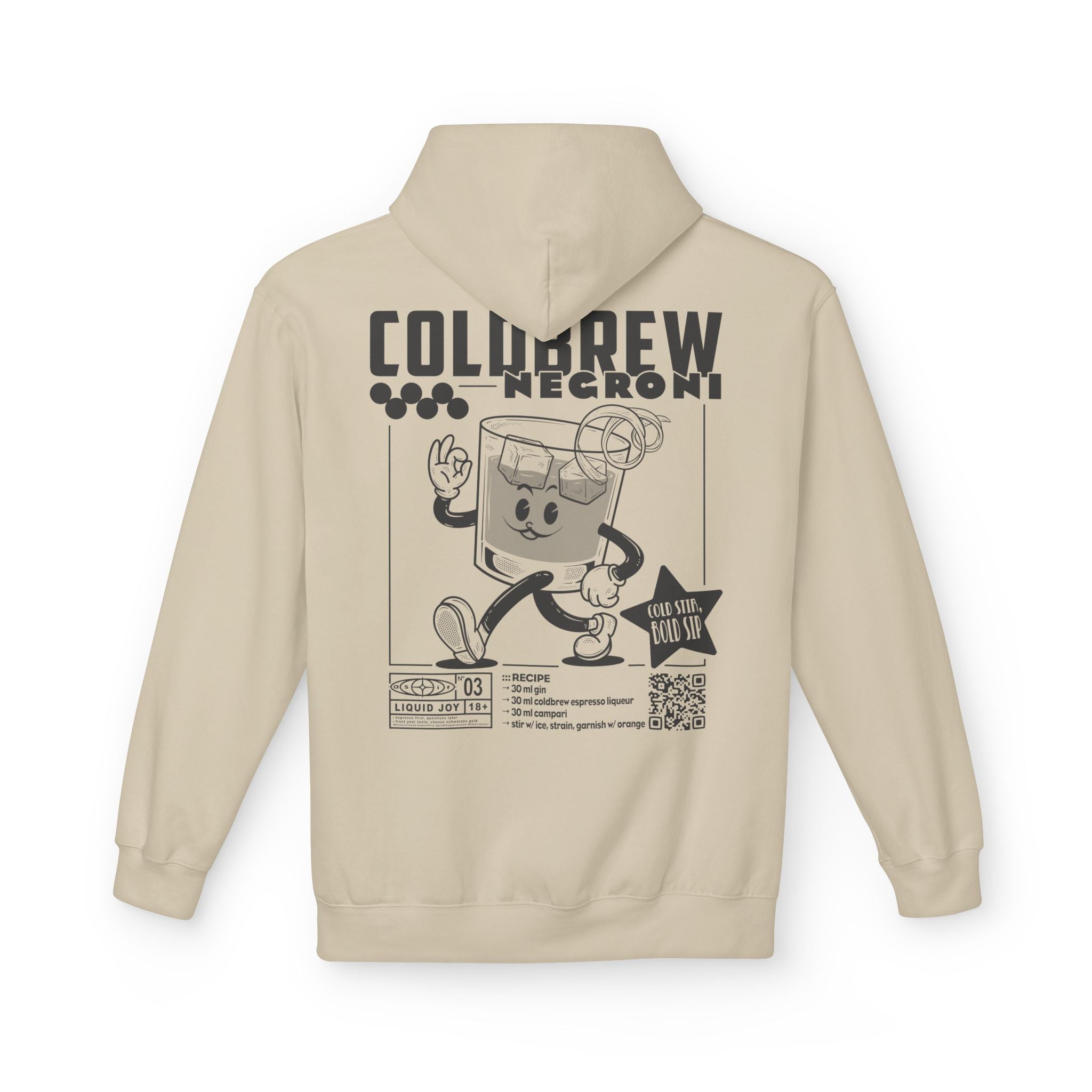 Coldbrew Negroni Rezept | Liquid Joy No. 03 | Unisex Hoodie - as/if records