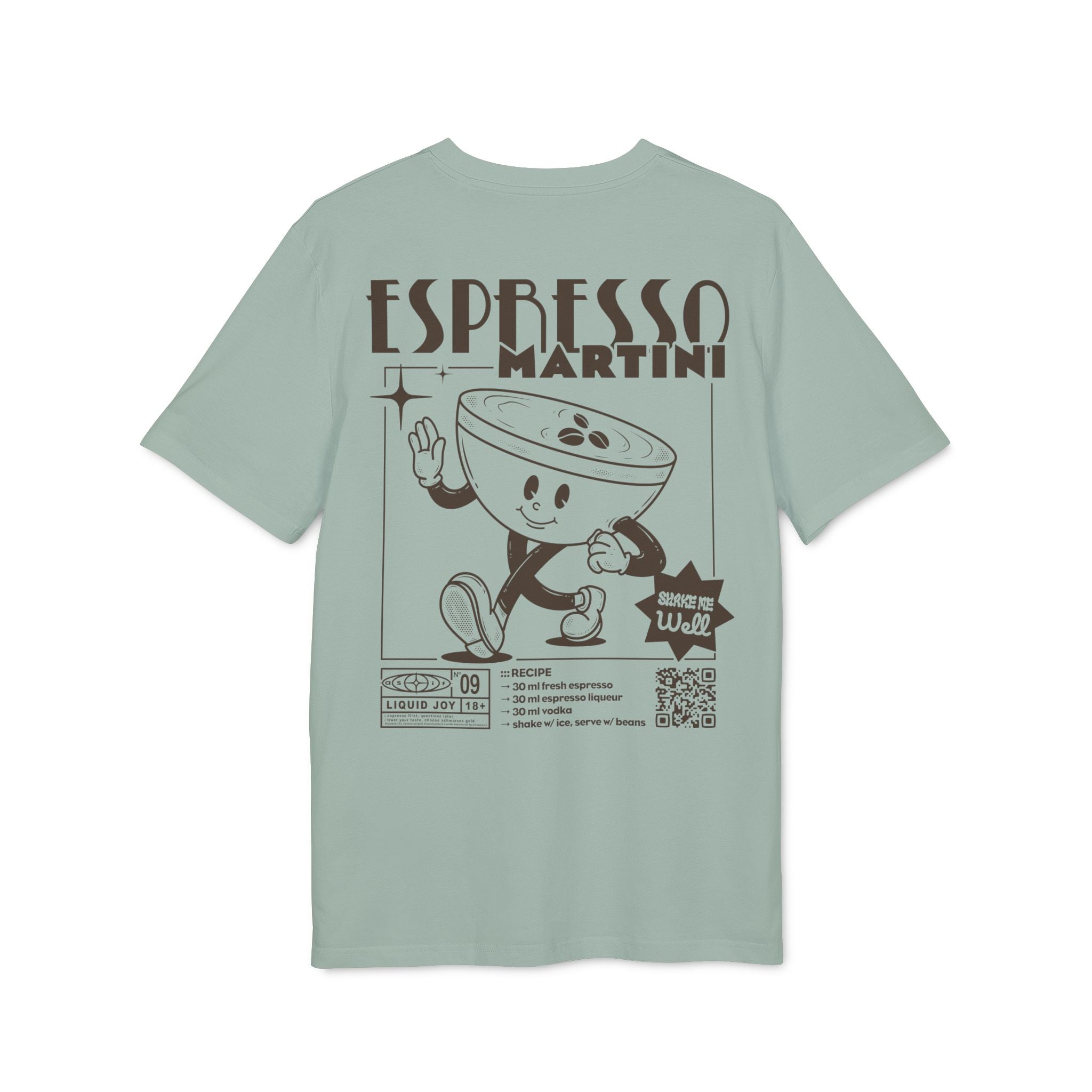 Espresso Martini Rezept | Liquid Joy No. 09 | Unisex T-Shirt - as/if records