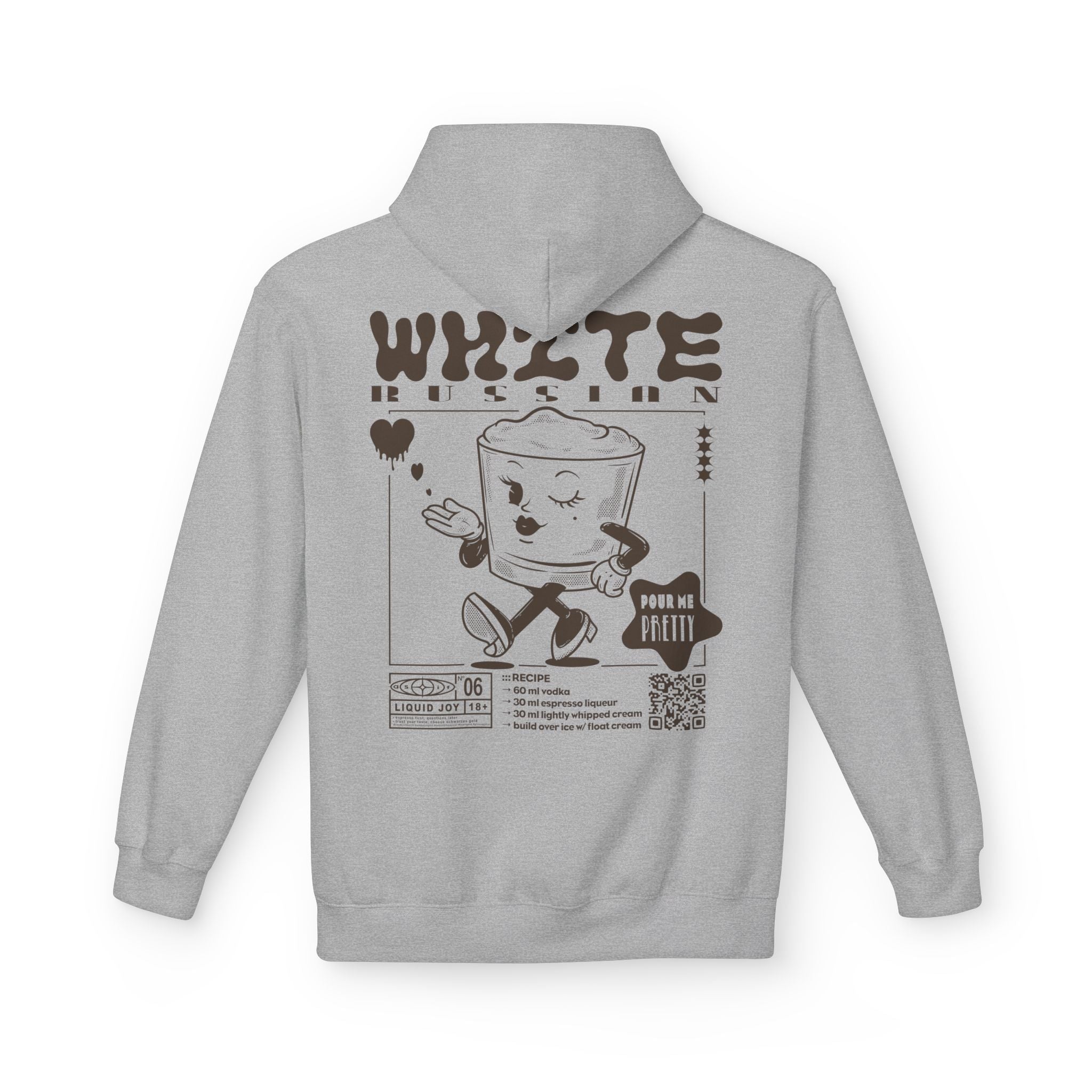 White Russian Rezept | Liquid Joy No. 06 | Unisex Hoodie