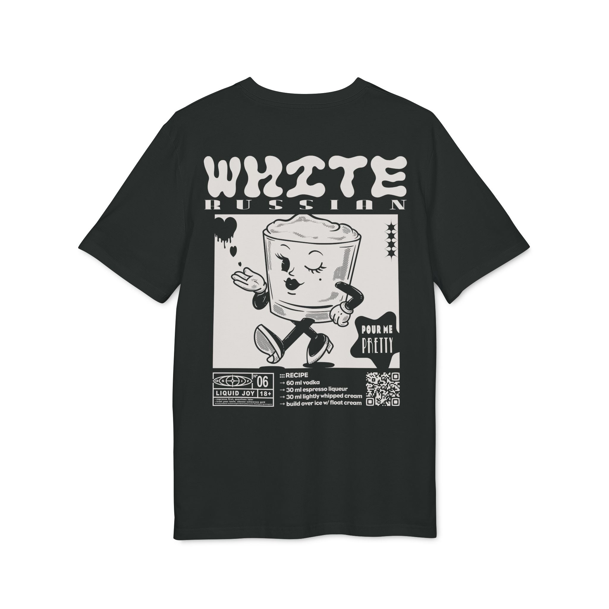 White Russian Rezept | Liquid Joy No. 06 | Unisex T-Shirt