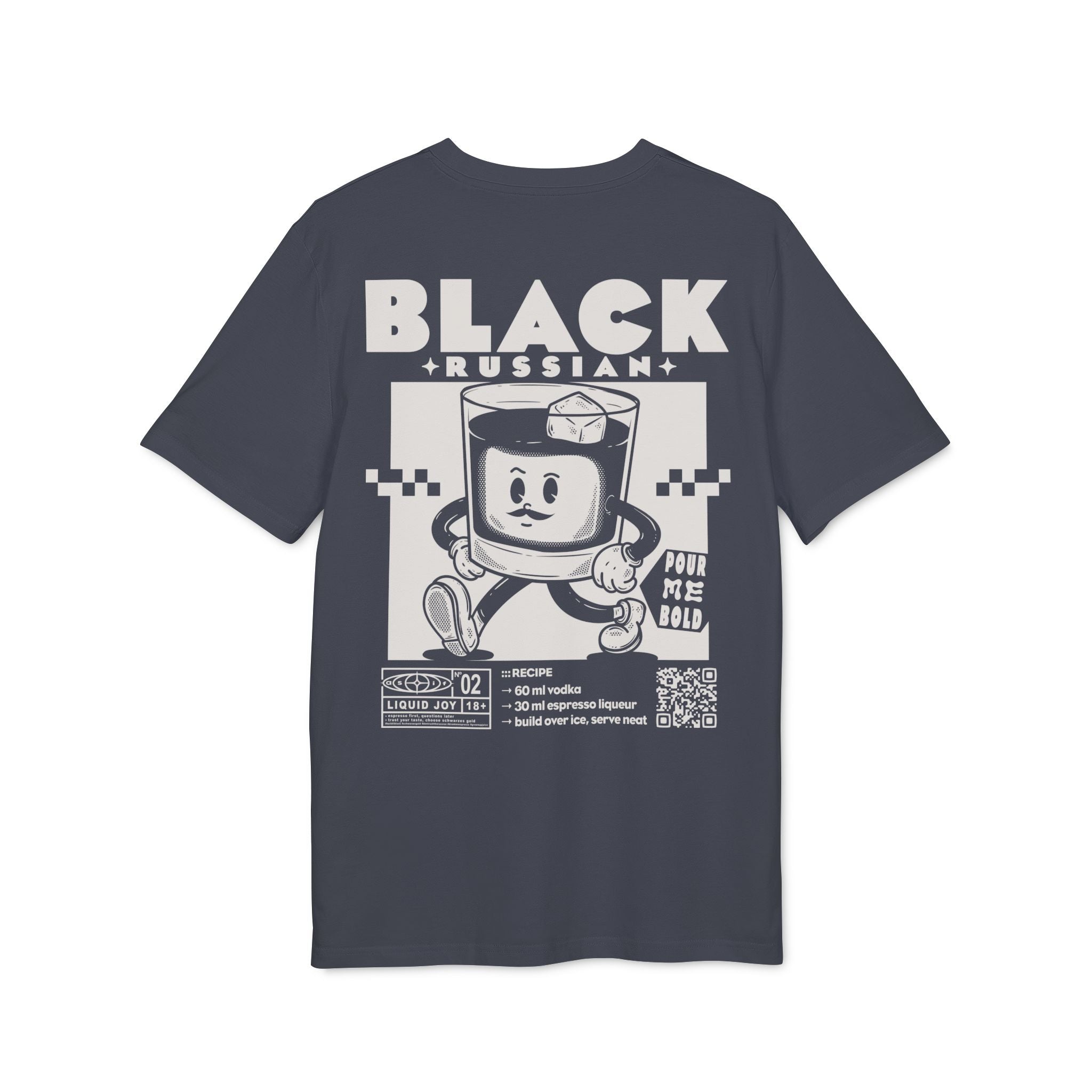 Black Russian Rezept | Liquid Joy No. 02 | Unisex T-Shirt