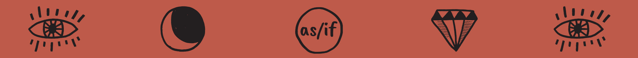 Doodle-Logos von as/if records, dem kreativen Unternehmen hinter Schwarzem Gold Kaffeelikör und as/if spaces. Die Logos repräsentieren die innovative und vielseitige Markenidentität, die für handgemachte Produkte und kreative Räume steht.