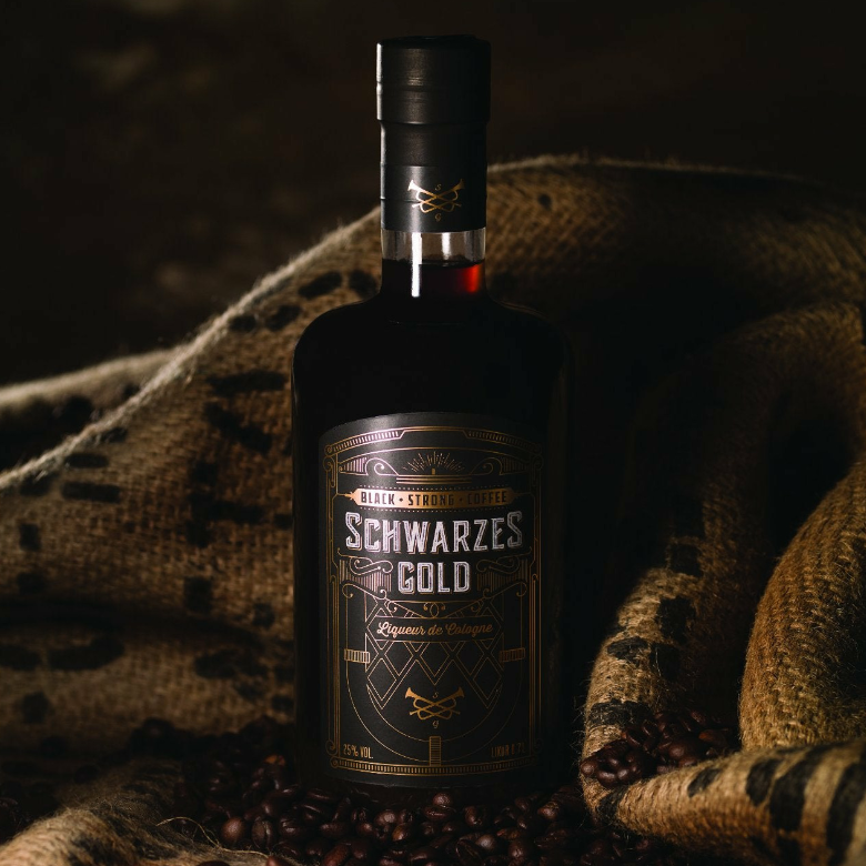 Schwarzes Gold Kaffeelikör • Coldbrew Espresso Likör • 25% Vol.