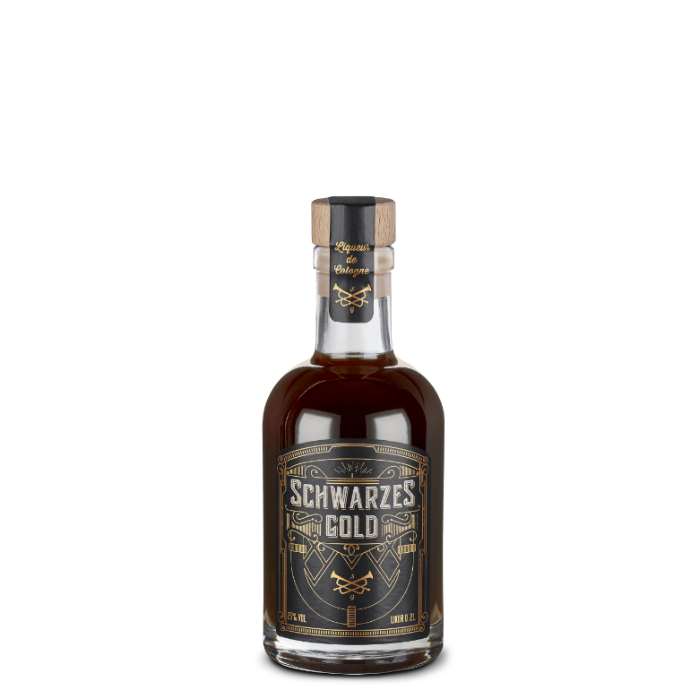 Schwarzes Gold Kaffeelikör • Coldbrew Espresso Likör • 25% Vol.